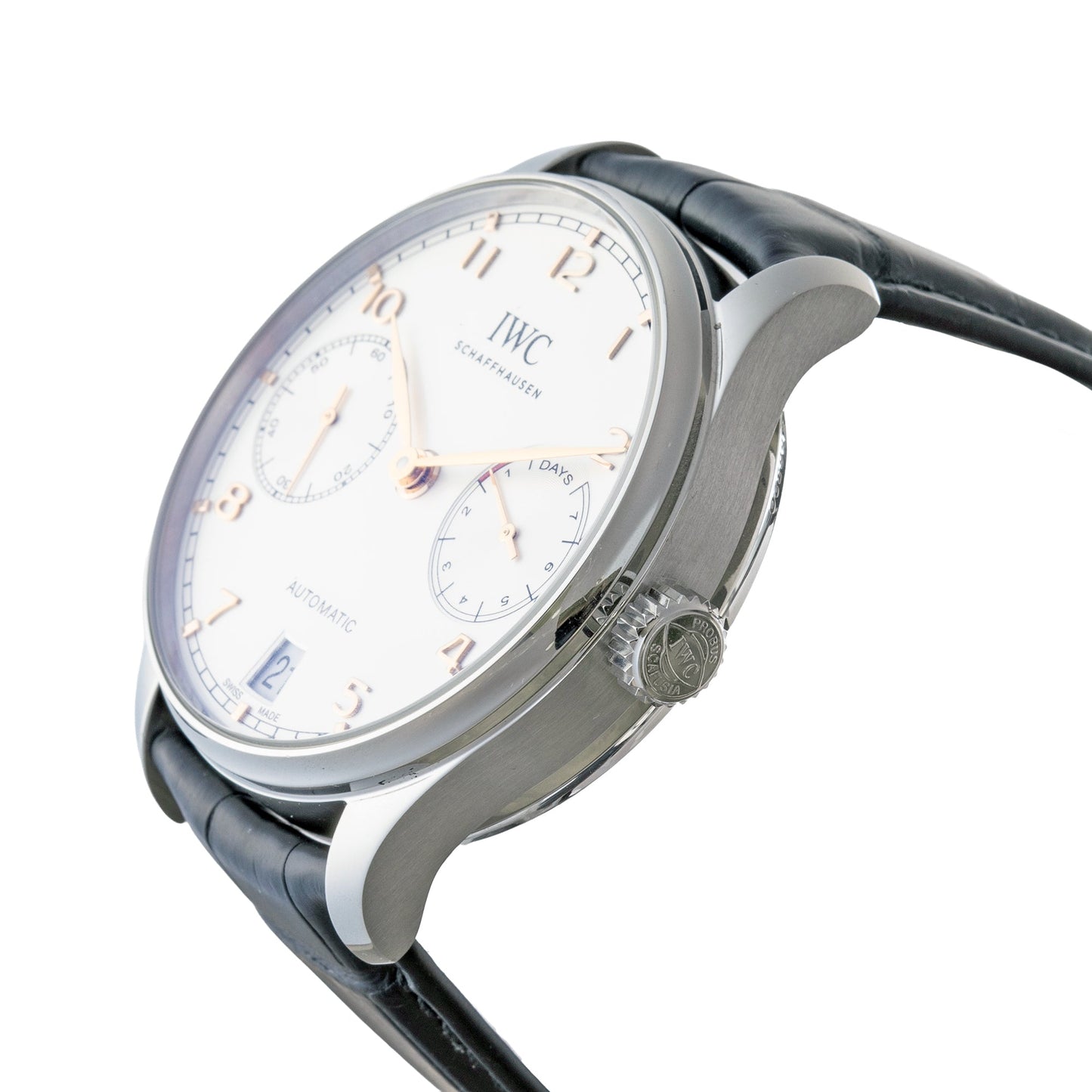 IWC Schaffhausen - Pre - Owned Portugieser Automatic 42 Steel (IW500704)