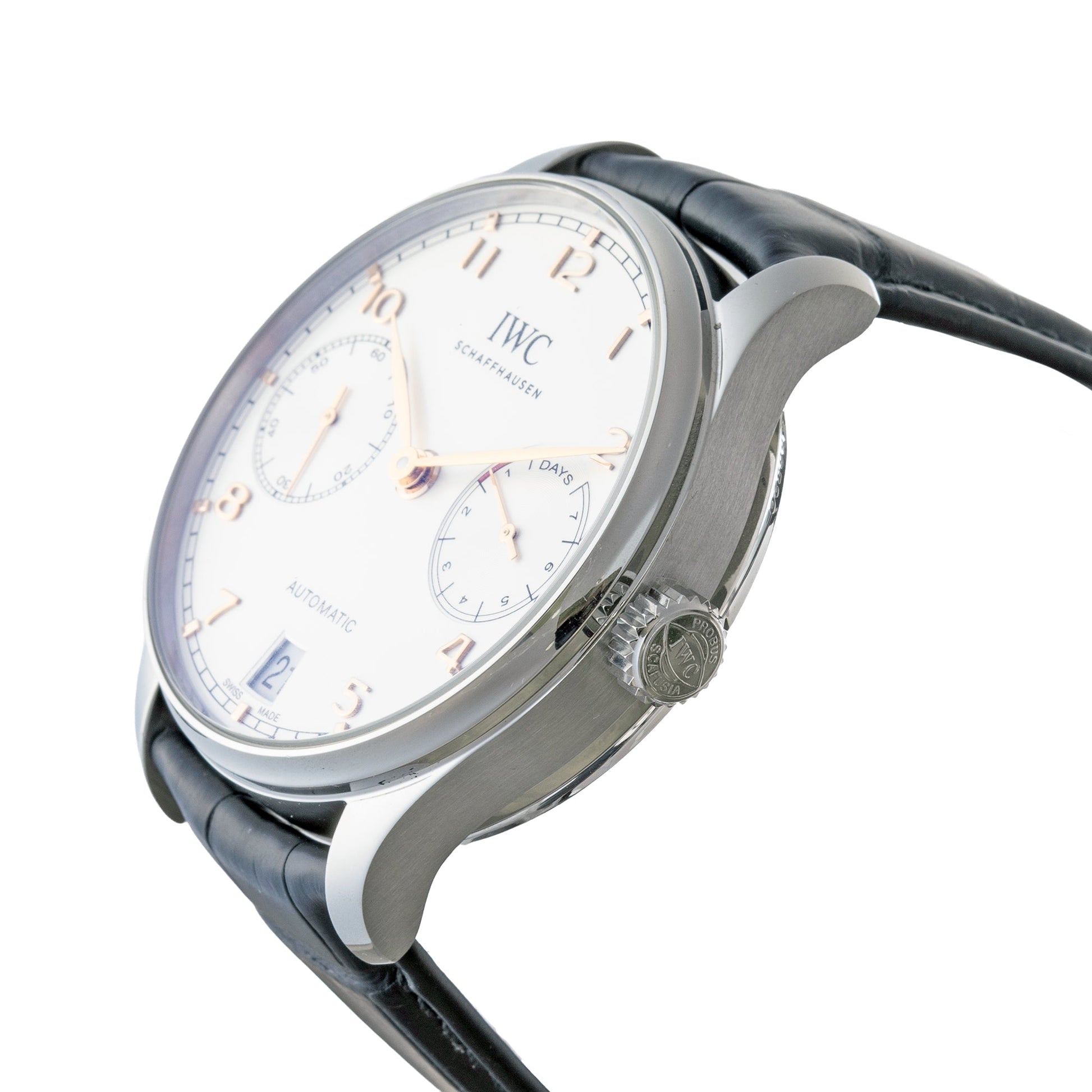 IWC Schaffhausen - Pre - Owned Portugieser Automatic 42 Steel (IW500704)