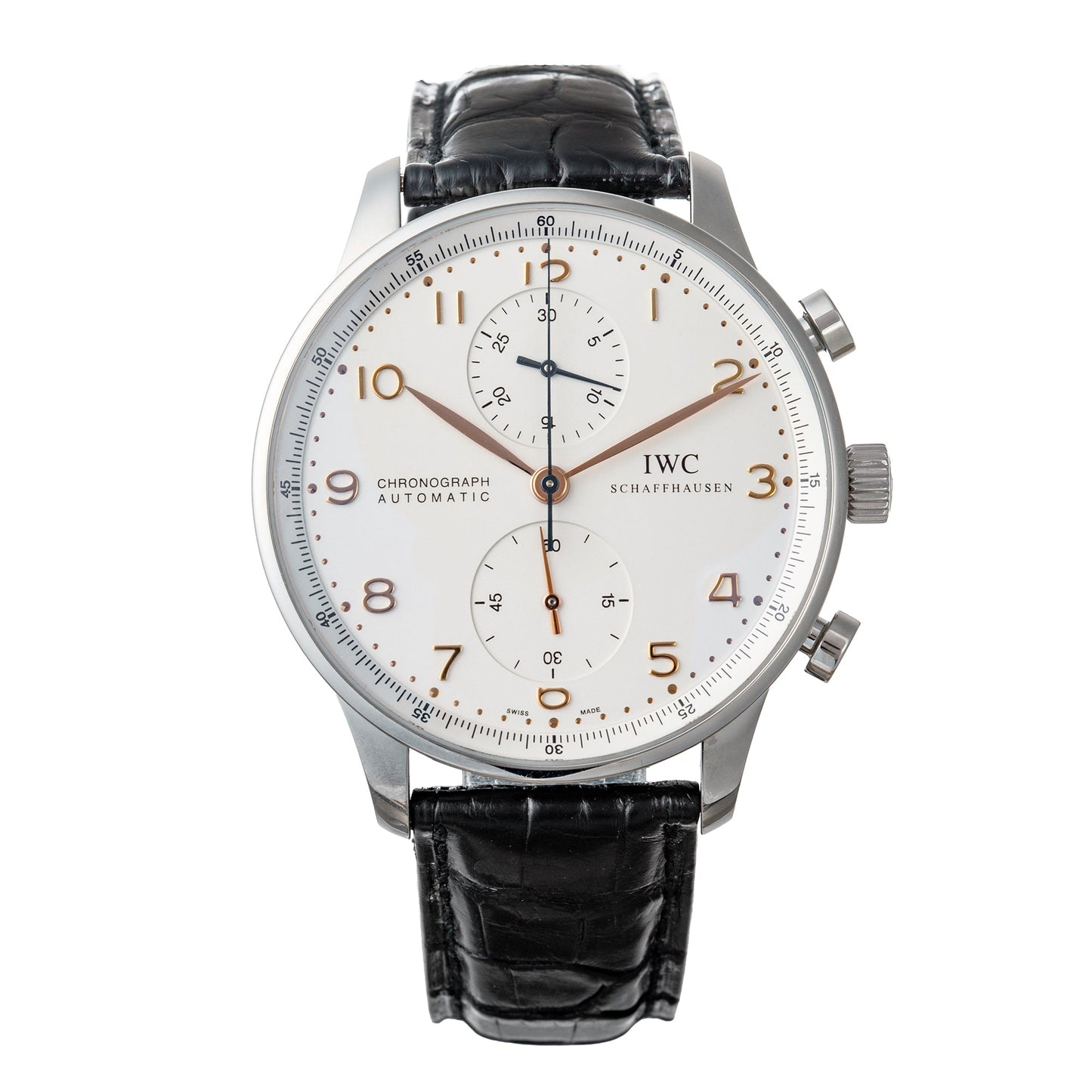 IWC Schaffhausen - Pre - Owned Portugieser Chronograph Steel (IW371401)
