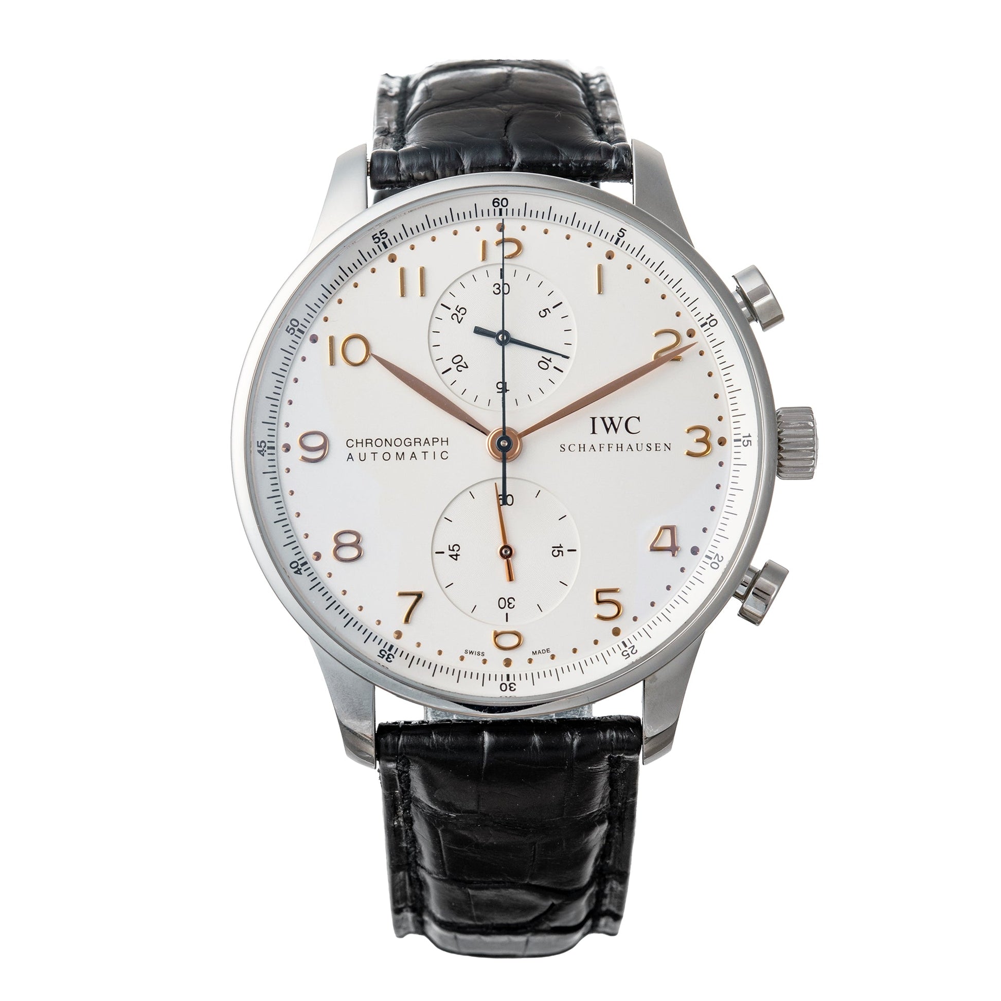 IWC Schaffhausen - Pre - Owned Portugieser Chronograph Steel (IW371401)