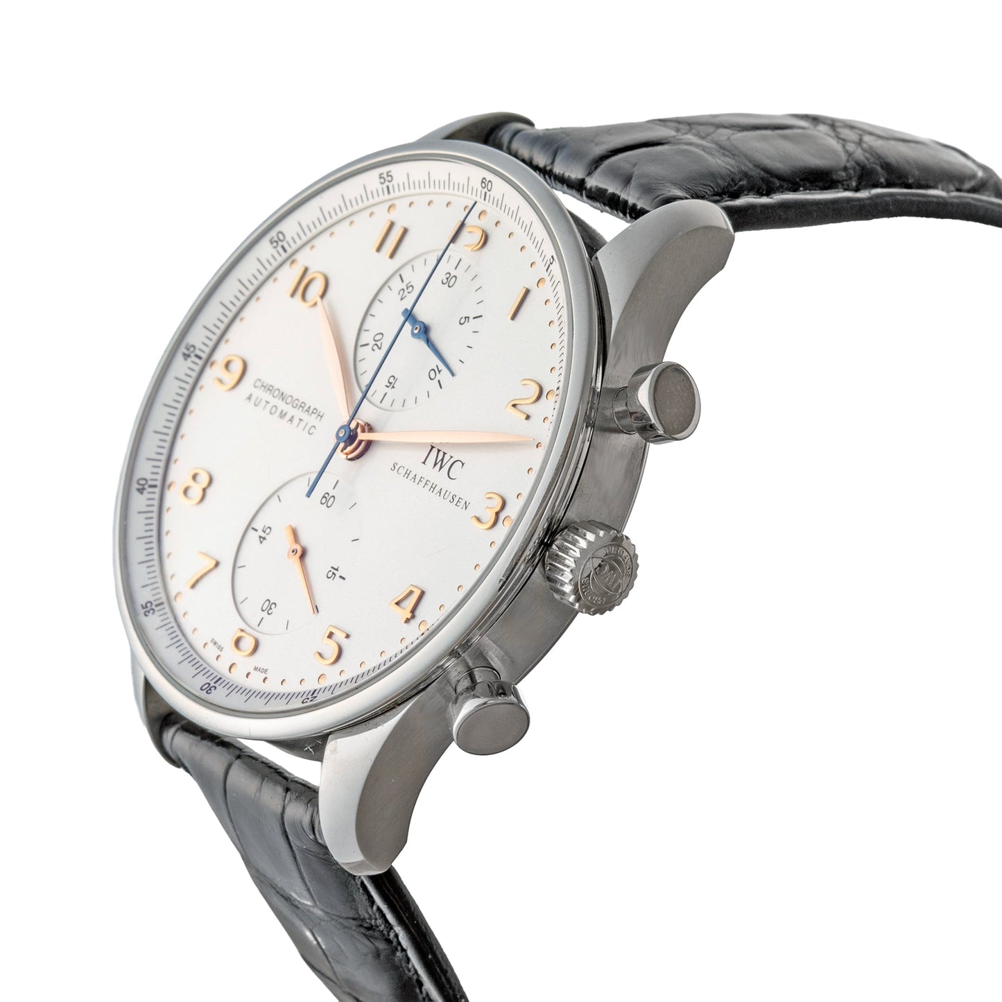 IWC Schaffhausen - Pre - Owned Portugieser Chronograph Steel (IW371401)