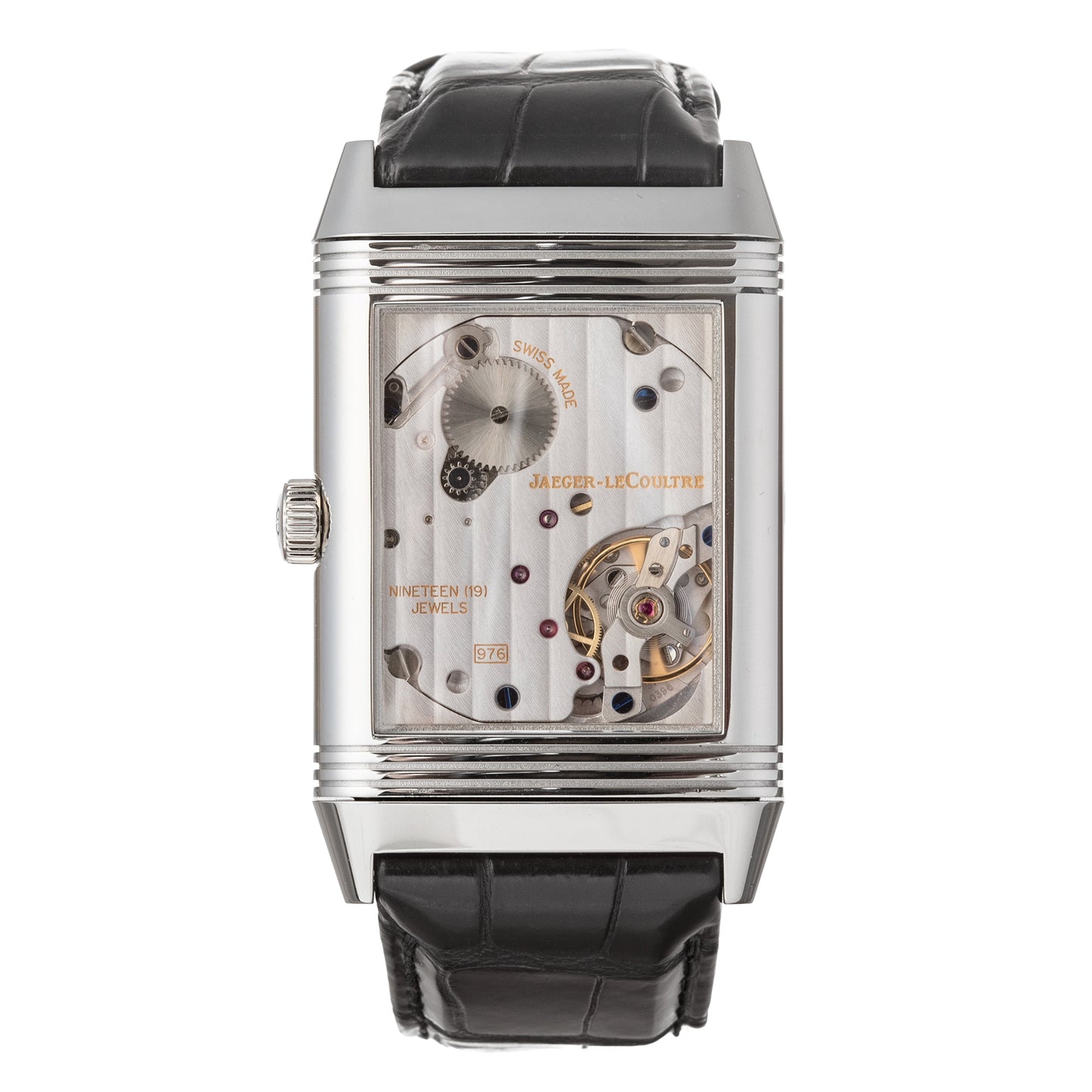 Pre-Owned Grande Reverso 976 Steel Watch (Q3738420)