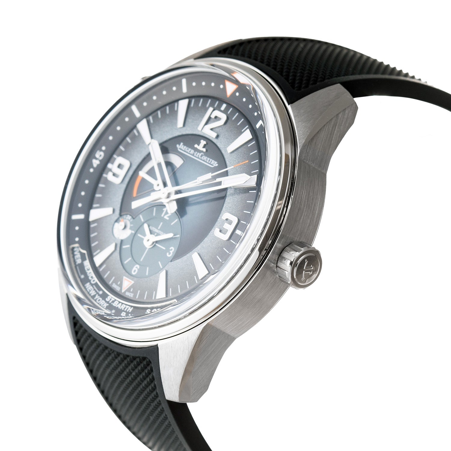 Jaeger-LeCoultre - Pre-Owned Polaris Geographic Ocean Gray Dial Steel (Q9078640)