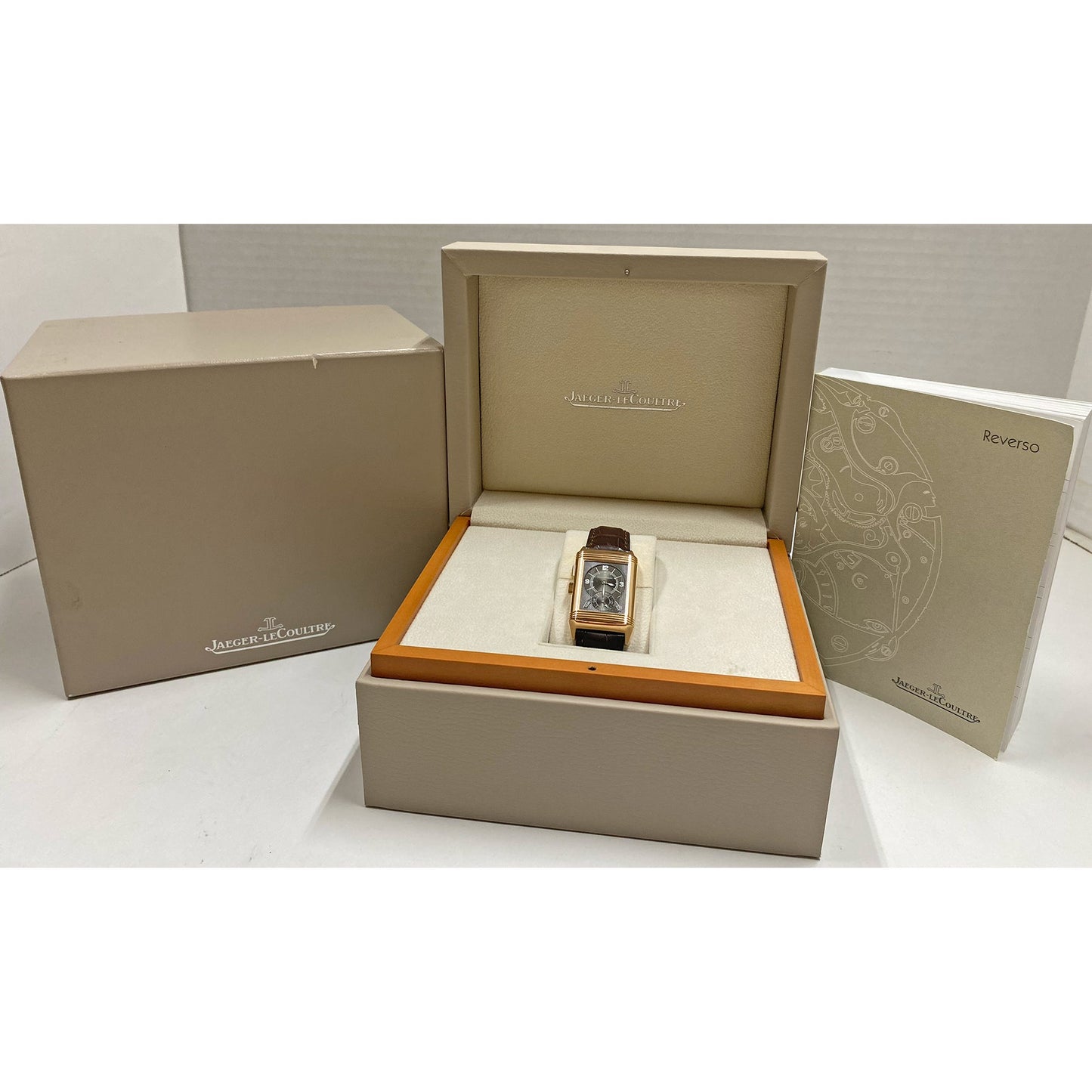 Jaeger - LeCoultre - Pre - Owned Reverso Duoface Night & Day Rose Gold (Q2712410)