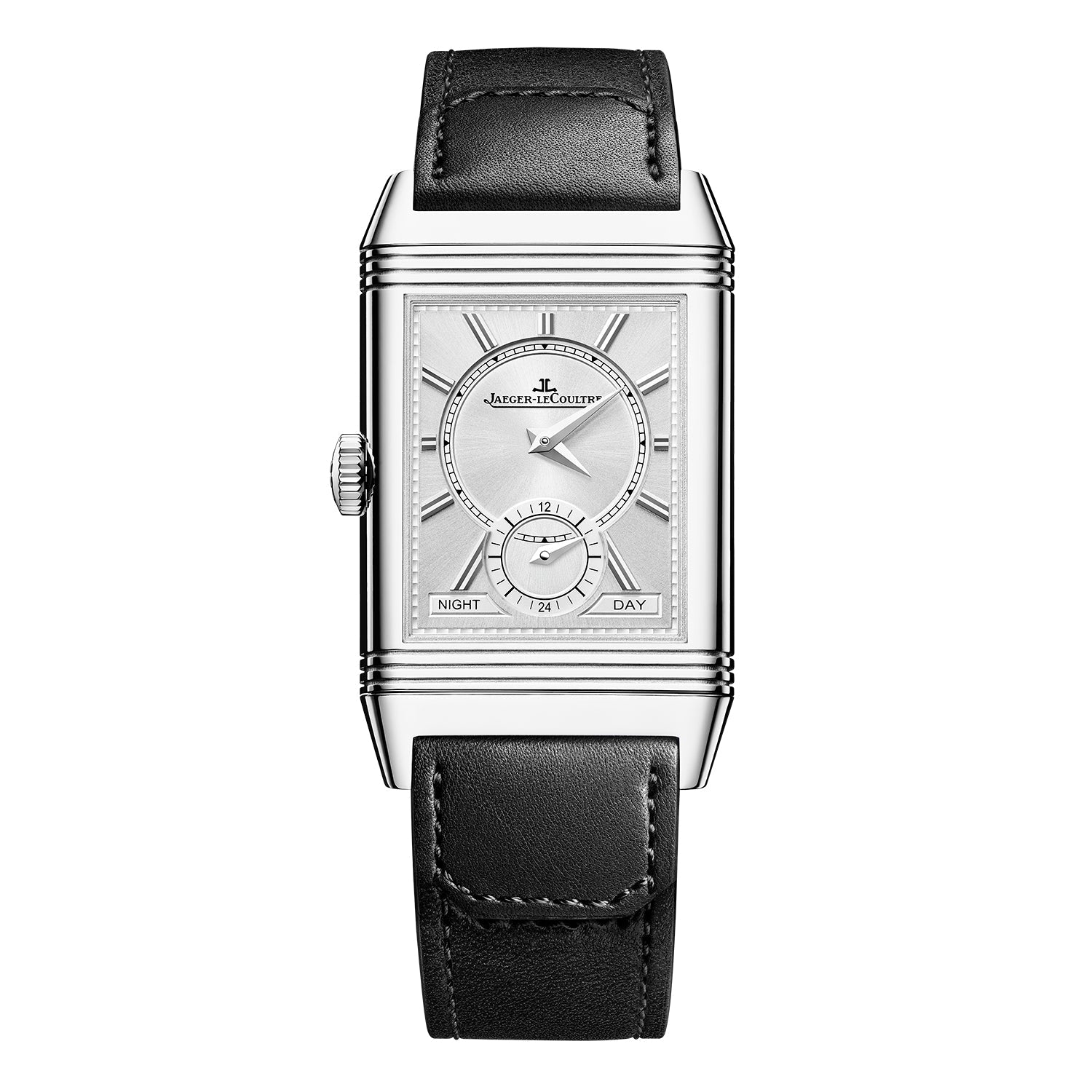 Jaeger-LeCoultre Reverso Tribute Duoface Black Dial Steel Q398847J