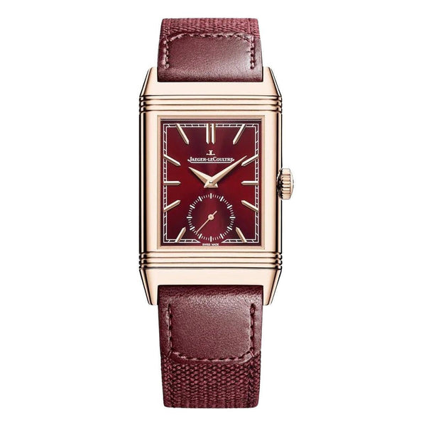Jaeger-LeCoultre Reverso Tribute Monoface Red Dial Pink Gold