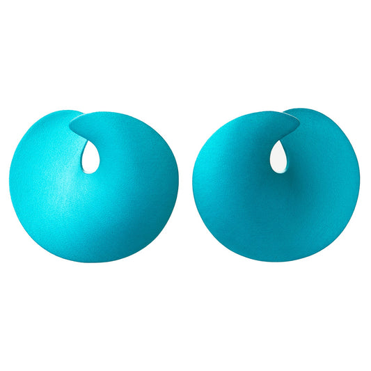 JAR - Blue Valerie Aluminum Clip Earrings