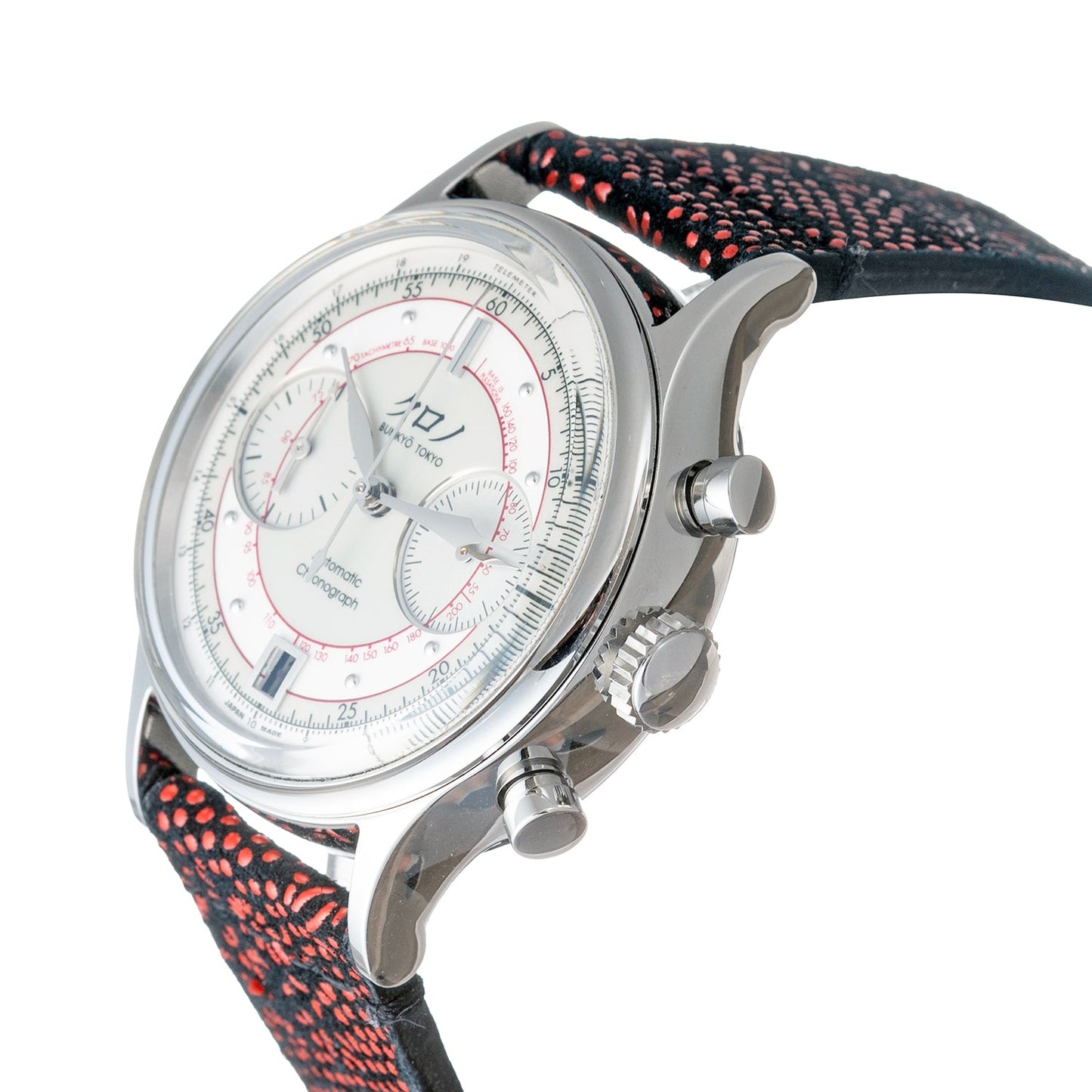Kurono - Tokyo Chronograph 2 Shiro 38mm Steel Watch