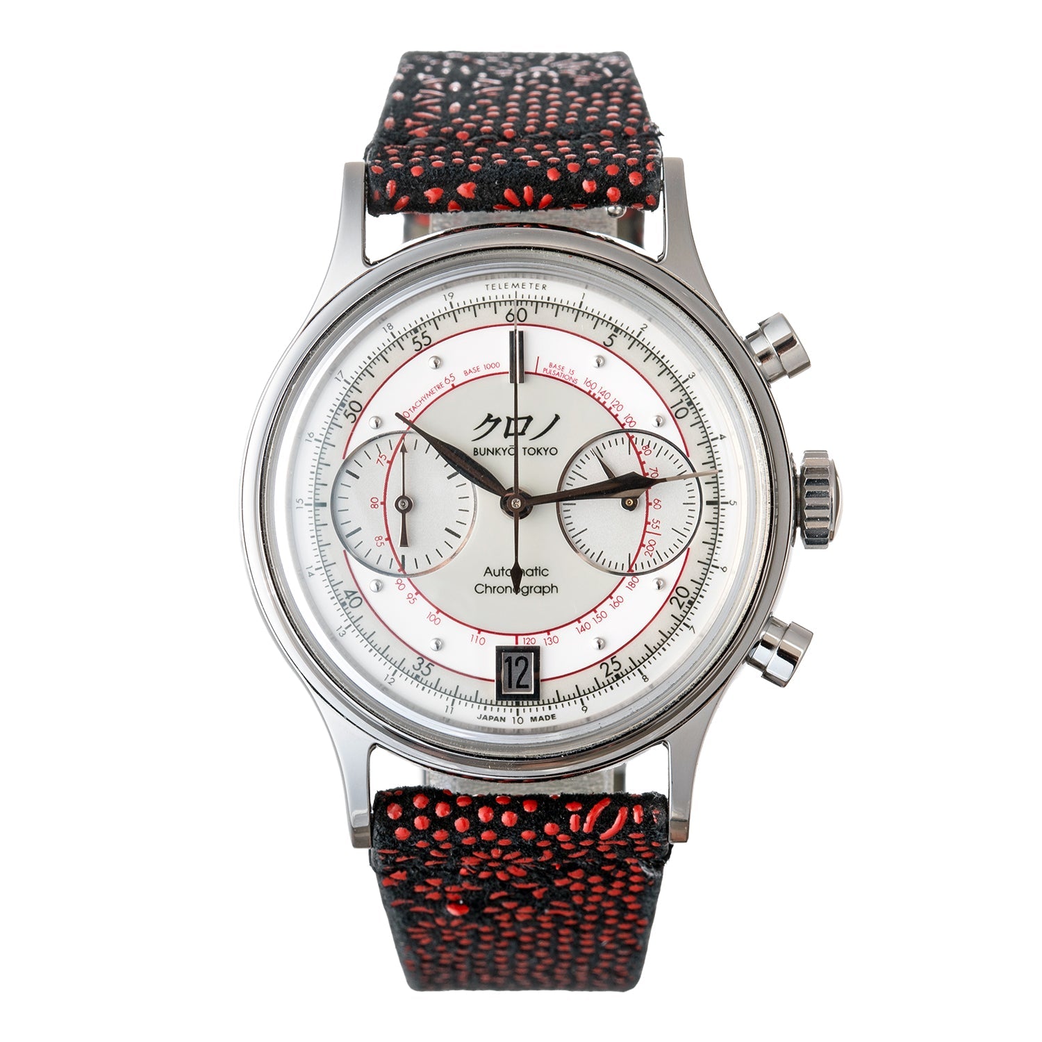 Kurono - Tokyo Chronograph 2 Shiro 38mm Steel Watch