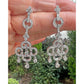 Kwiat - 18k White Gold Diamond Deco Drop Earrings