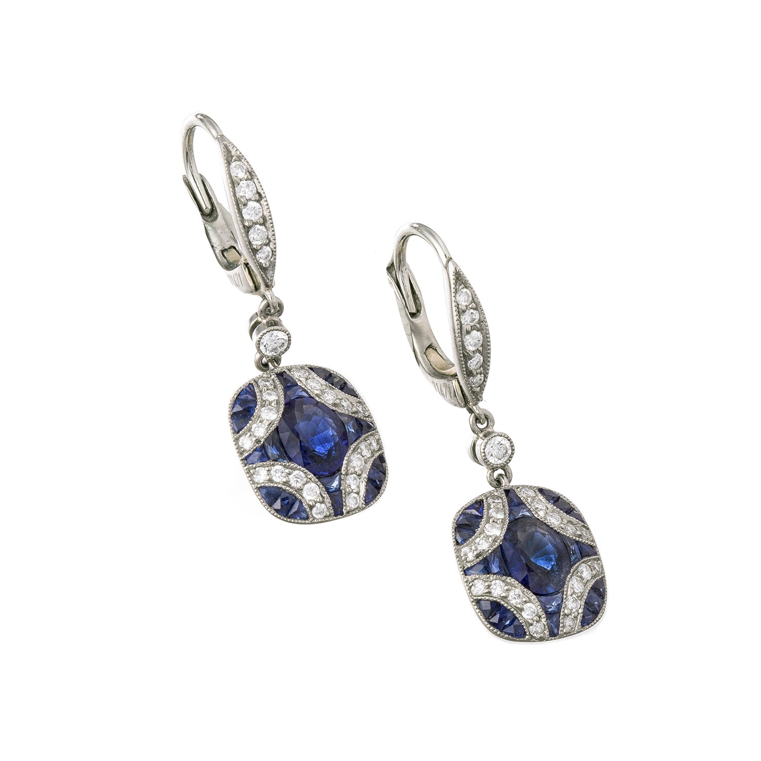 Kwiat - Sapphire Diamond Argyle Small Drop Earrings