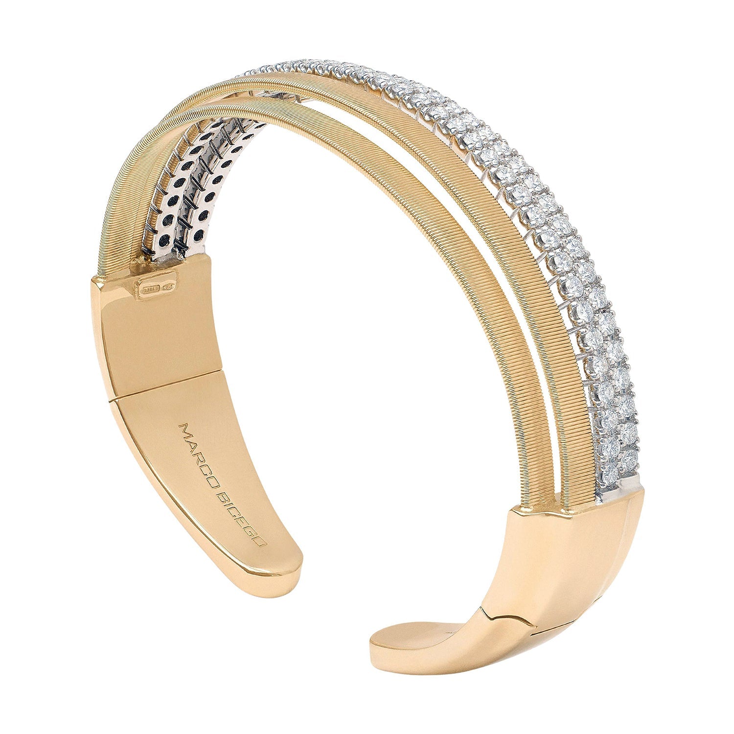 Marco Bicego - 18k Gold Diamond Masai Cuff Bracelet