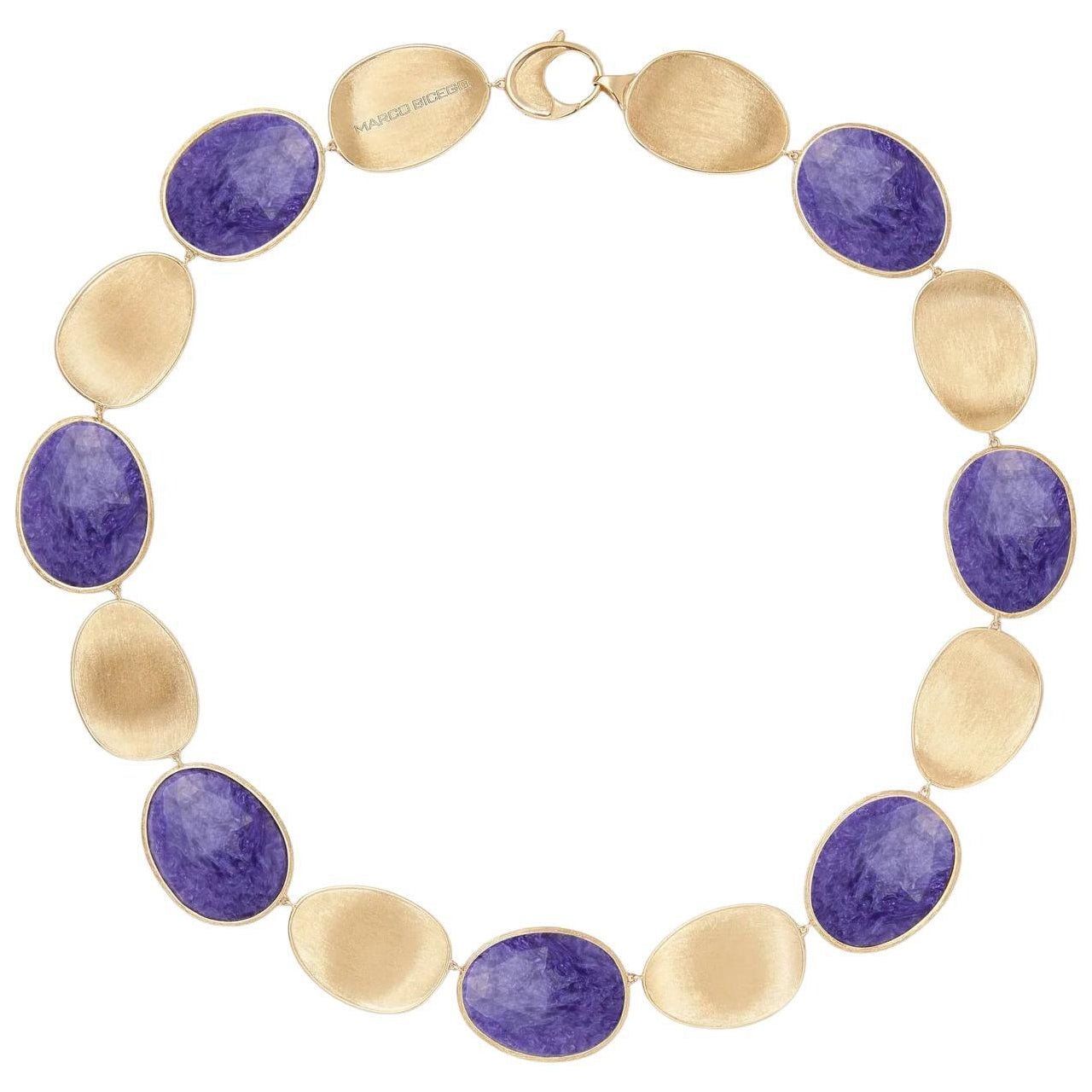 Marco Bicego - 18k Yellow Gold Charoite Lunaria Collar Necklace