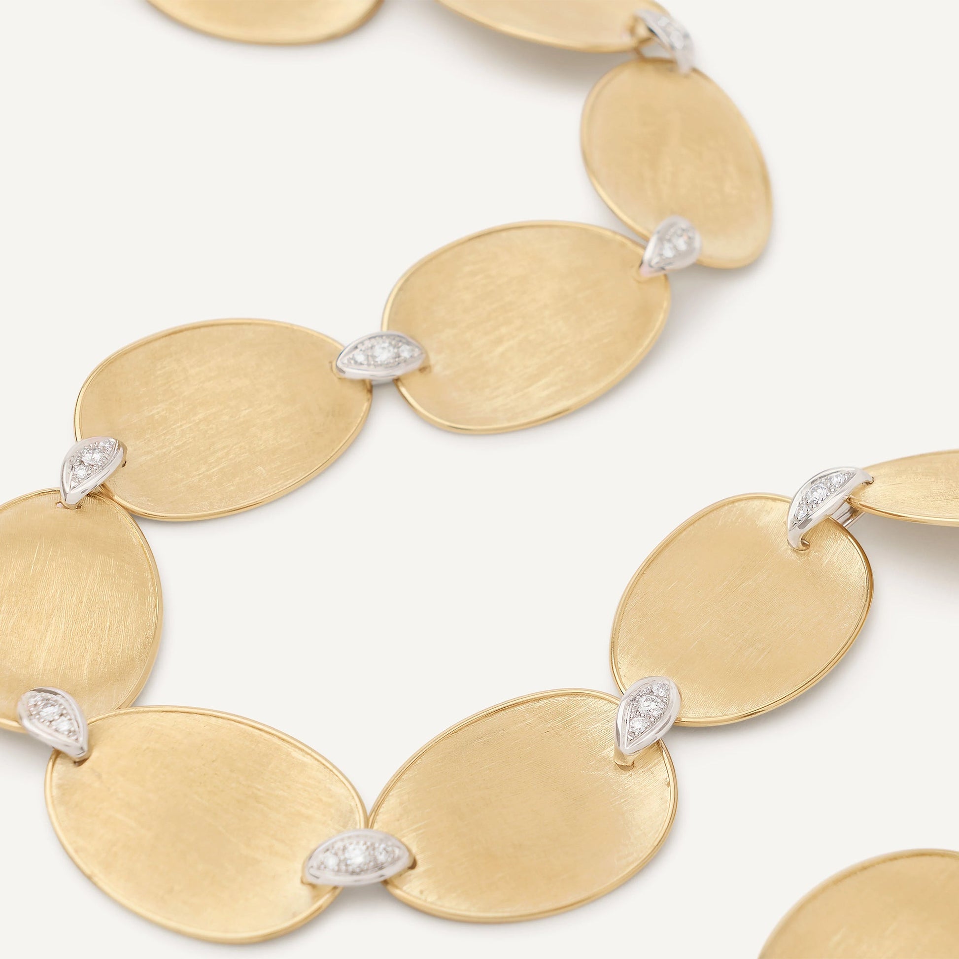 Marco Bicego - 18k Yellow Gold Diamond Lunaria Collar Necklace