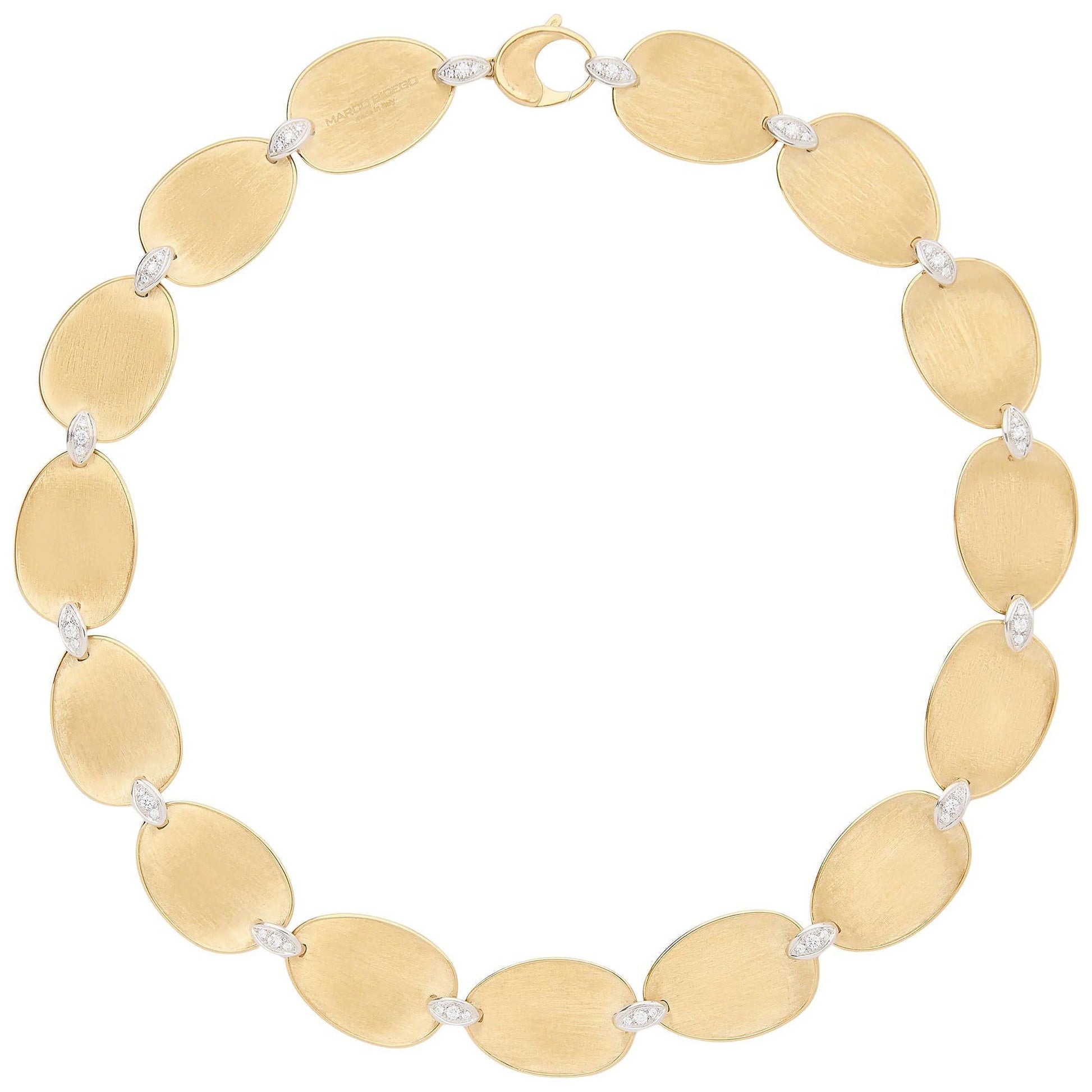 Marco Bicego - 18k Yellow Gold Diamond Lunaria Collar Necklace