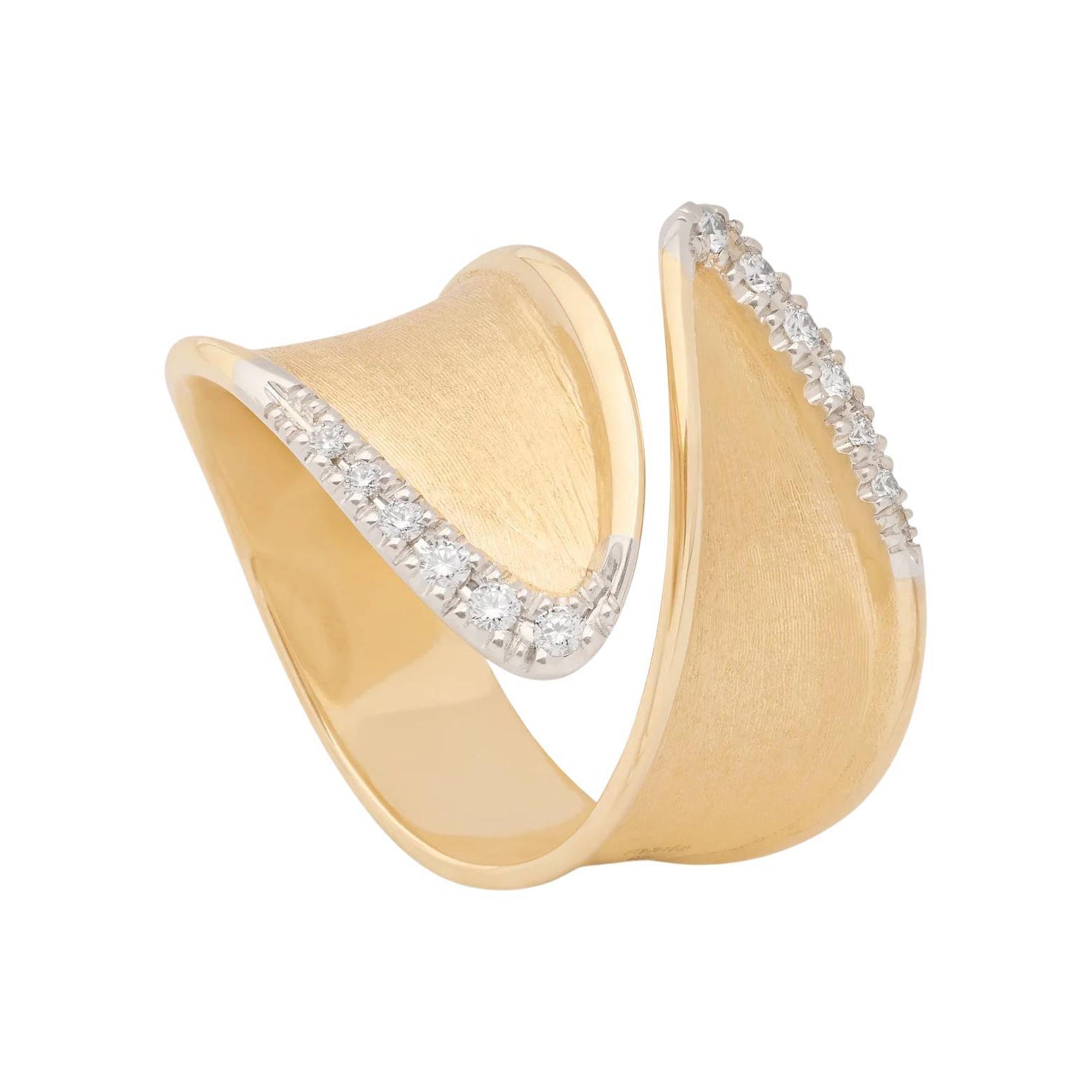 Marco Bicego - 18k Yellow Gold Diamond Lunaria Wrap Ring