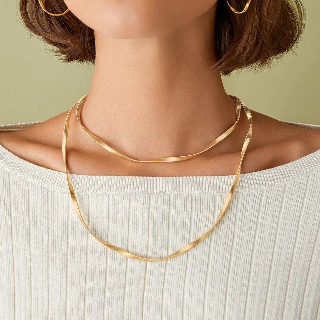 Marco Bicego - 18k Yellow Gold Marrakech Twisted Long Necklace