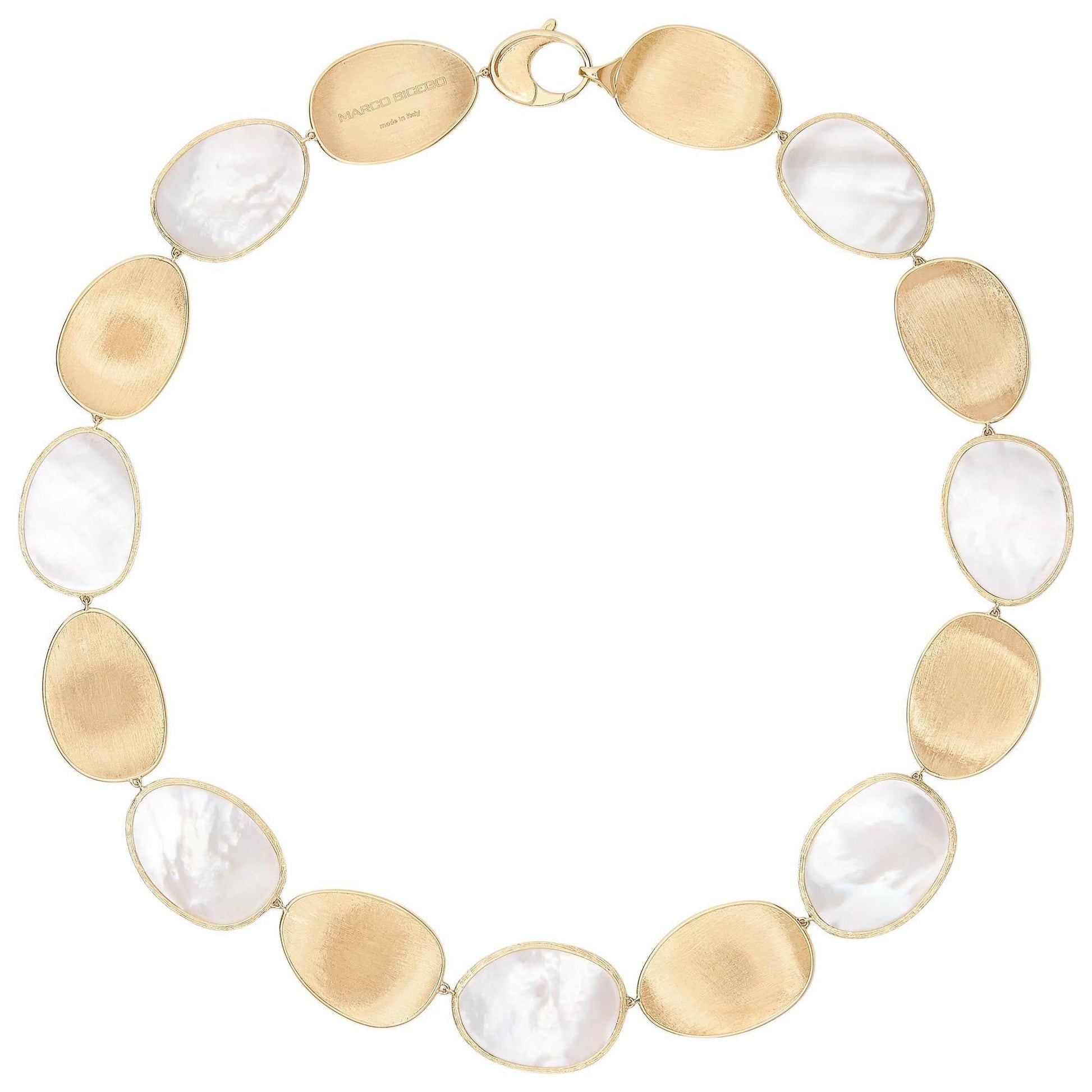 Marco Bicego - 18k Yellow Gold Mother - of - Pearl Lunaria Necklace