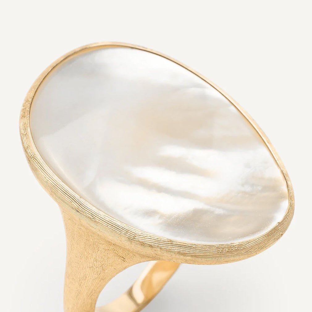 Marco Bicego - 18k Yellow Gold Mother - of - Pearl Lunaria Ring
