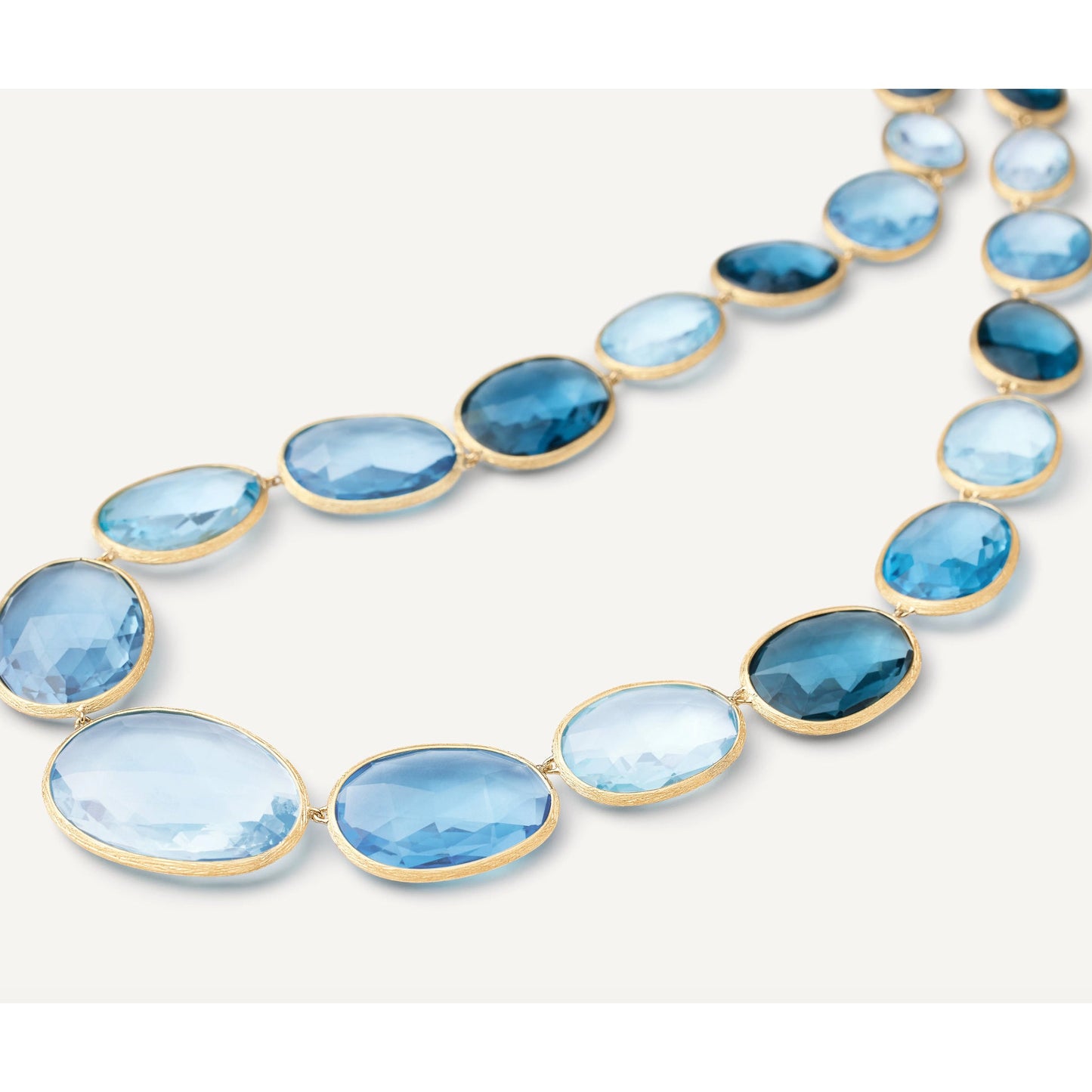 Marco Bicego - Multicolored Blue Topaz Lunaria Necklace