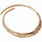 Marina B - 18k Yellow Gold Diamond Tubogas Collar Necklace