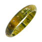 Mark Davis - Estate Green & Yellow Mottled Bakelite Gemstone Bangle