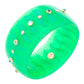Mark Davis - Green Bakelite Gemstone "Bliss" Bangle