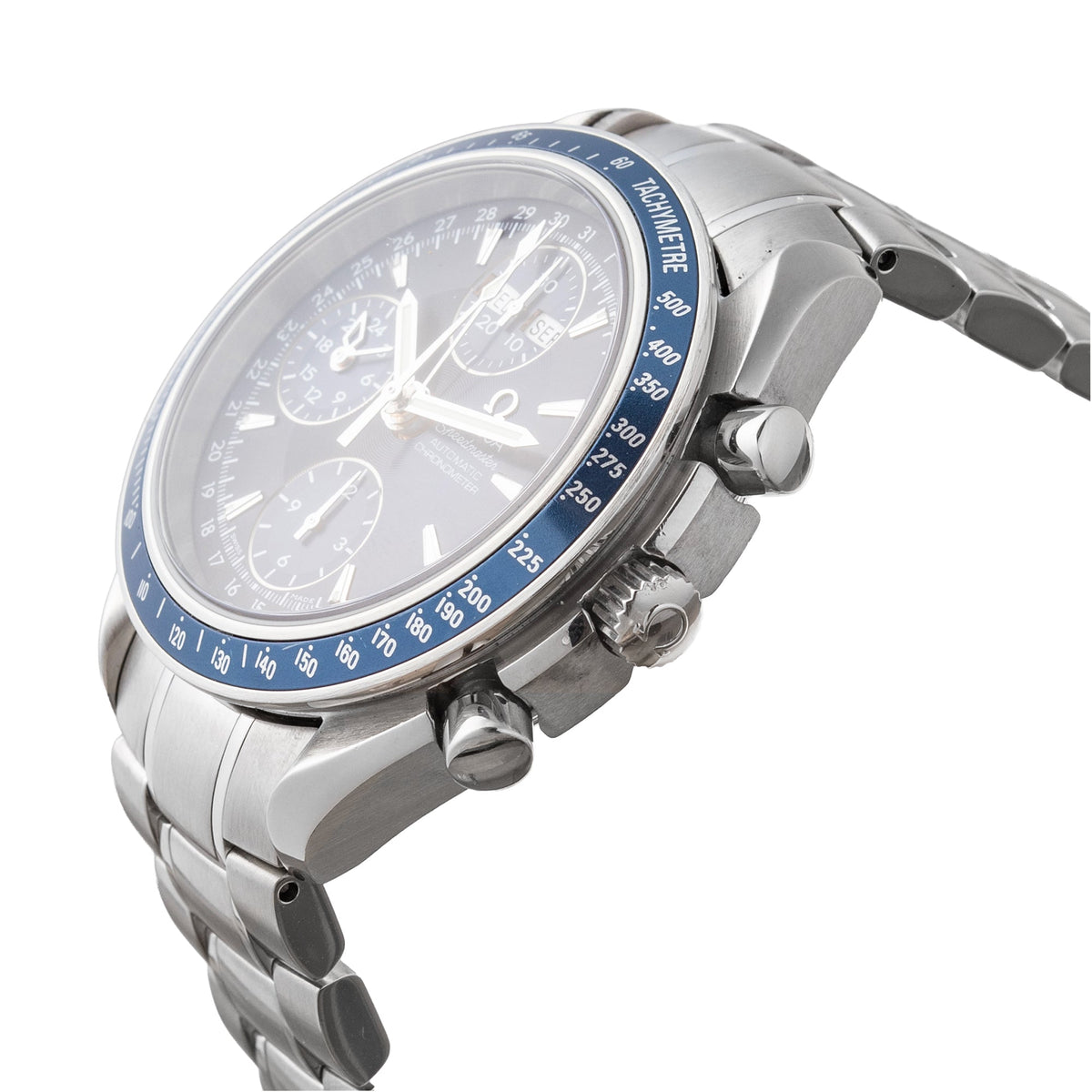 Omega - Speedmaster Day-Date 40 Blue Dial Steel Watch (3222.80.00)