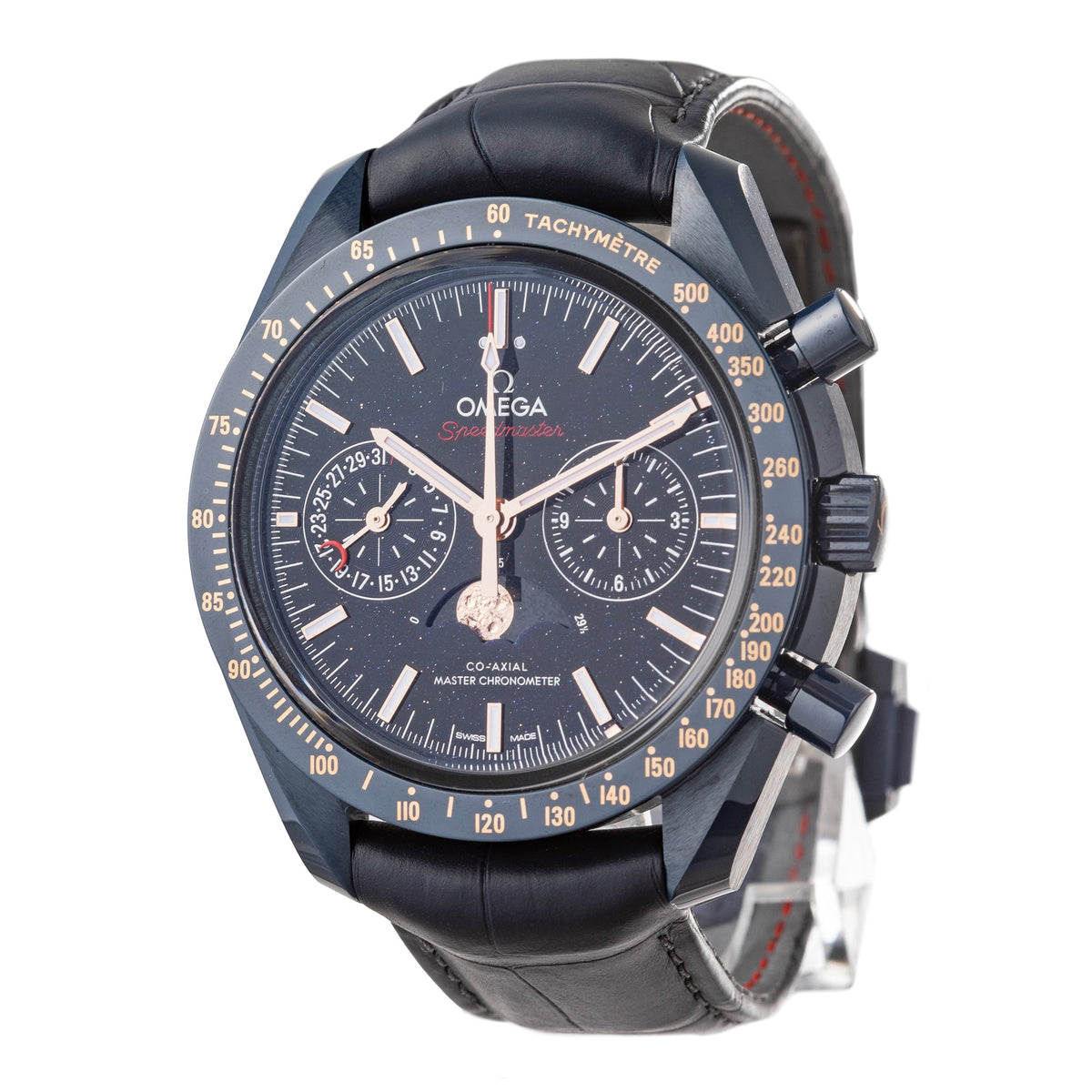 Omega - Speedmaster Moonphase Blue Side of the Moon (304.93.44.52.03.002)