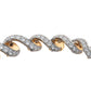 Oscar Heyman - Platinum 18k Yellow Gold Diamond Twist Necklace