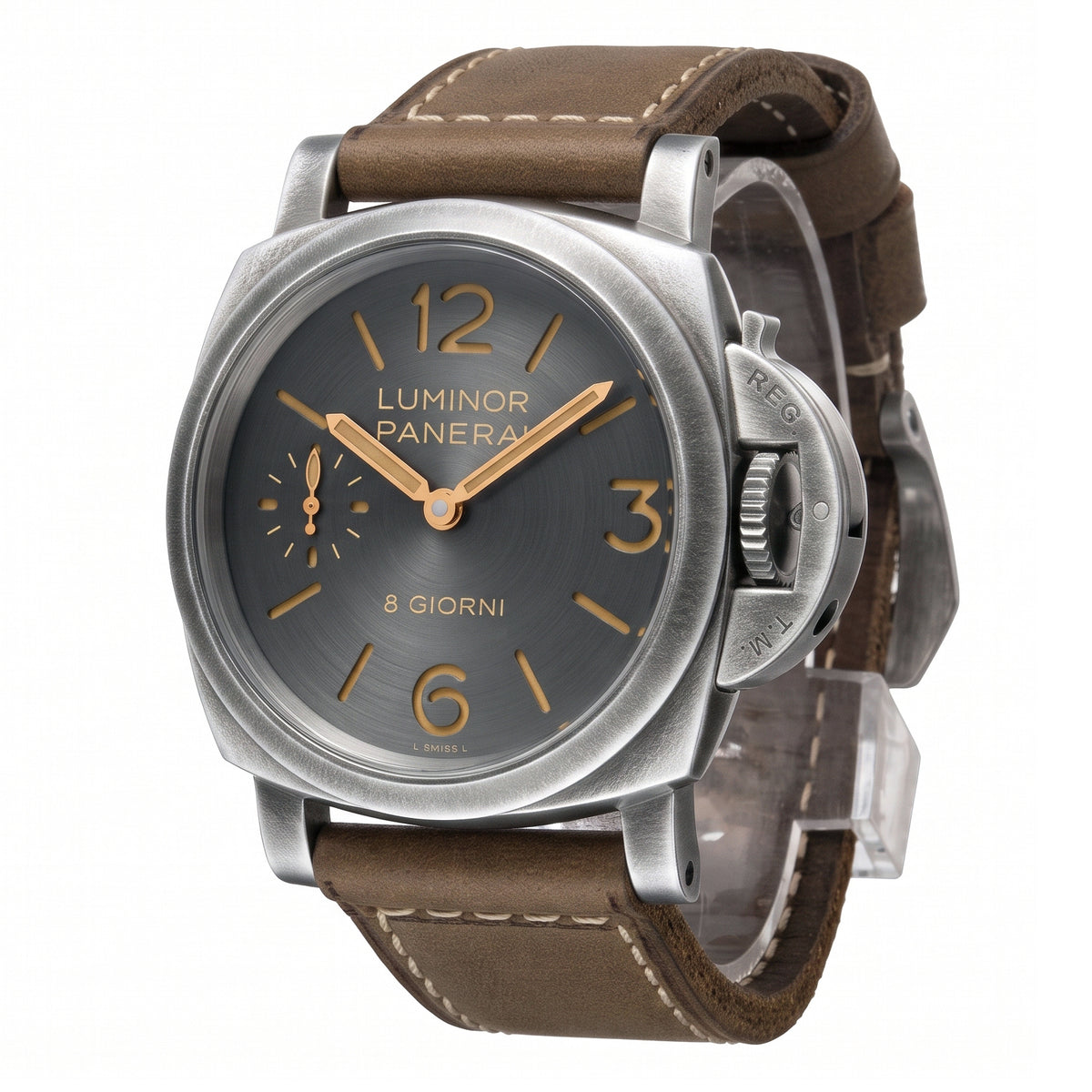 Pre-Owned Luminor 8 Giorni 44mm Gray Dial (PAM01733)