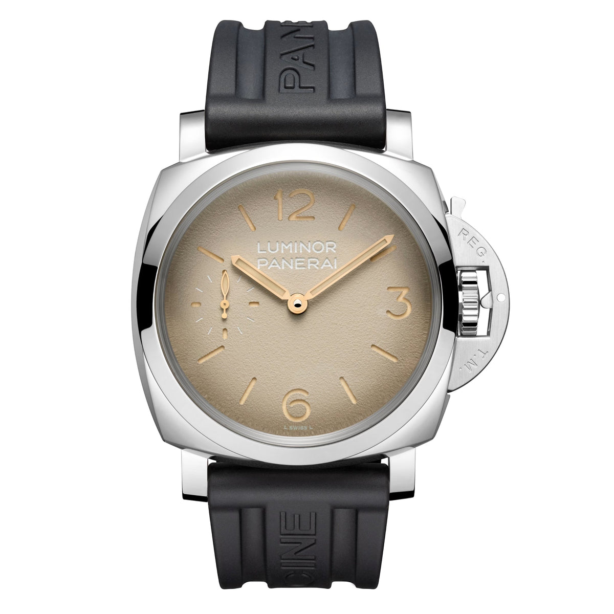 Panerai - Luminor 47mm Ivory Dial Steel Watch (PAM01735)
