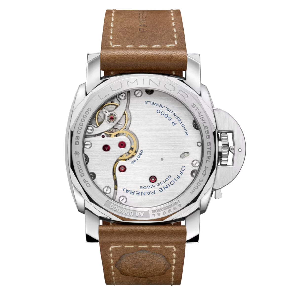 Panerai - Luminor Destro 44mm Blue Dial Steel Watch (PAM01732)