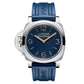 Panerai - Luminor Destro 44mm Blue Dial Steel Watch (PAM01732)
