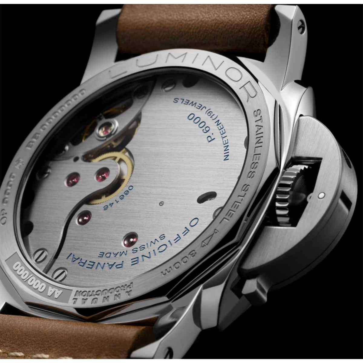 Panerai - Luminor Destro 44mm Blue Dial Steel Watch (PAM01732)
