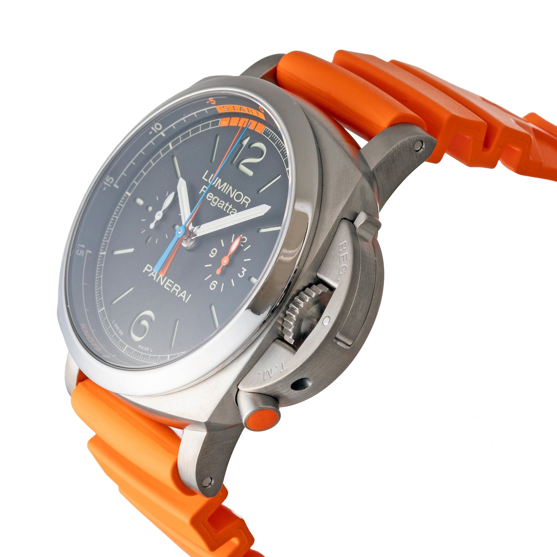 Panerai - Pre-Owned Luminor 1950 Regatta Chrono Titanium (PAM00526)