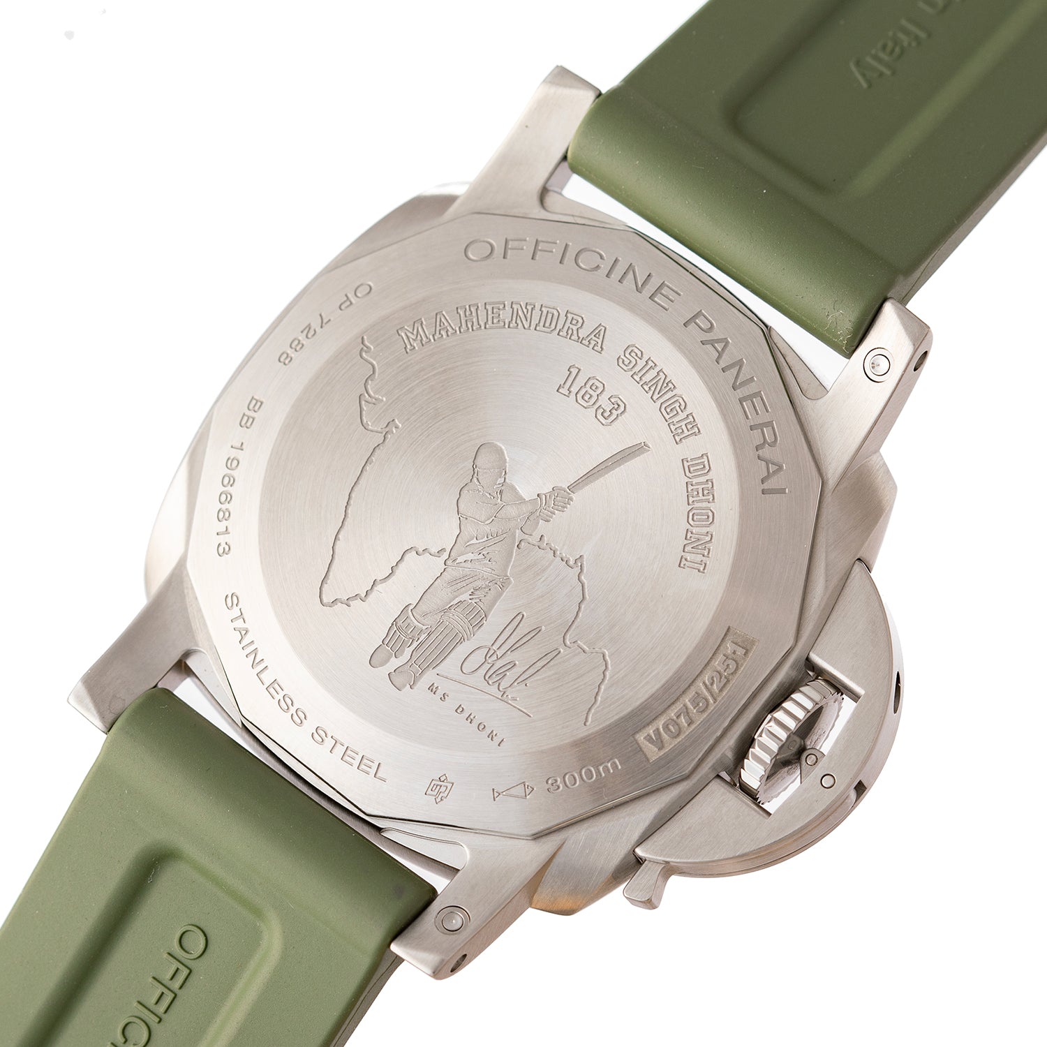 Panerai Luminor 44mm MS Dhoni Edition PAM01056 Greenleaf Crosby