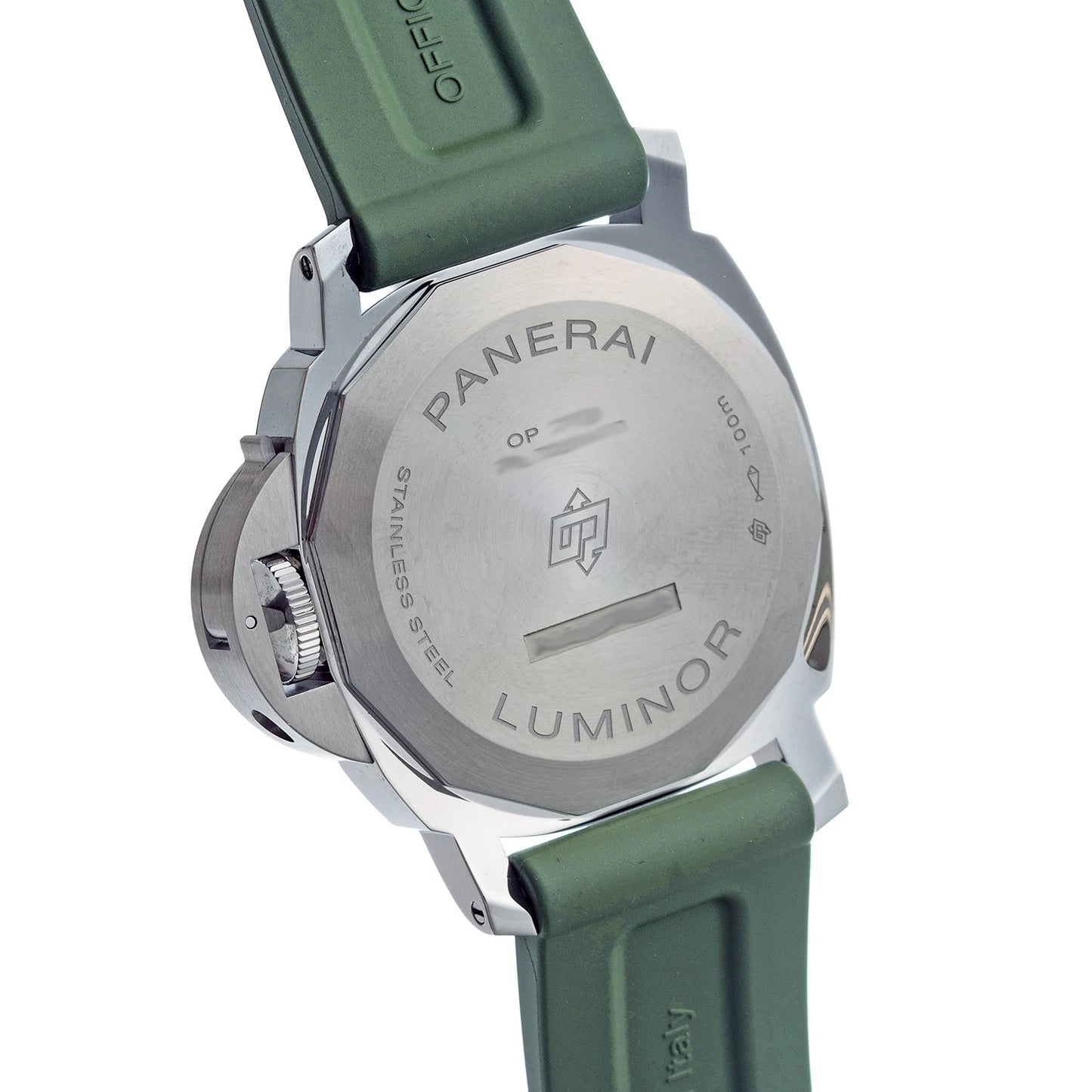 Panerai - Pre-Owned Luminor Base 44mm Black Dial Watch (PAM01086)