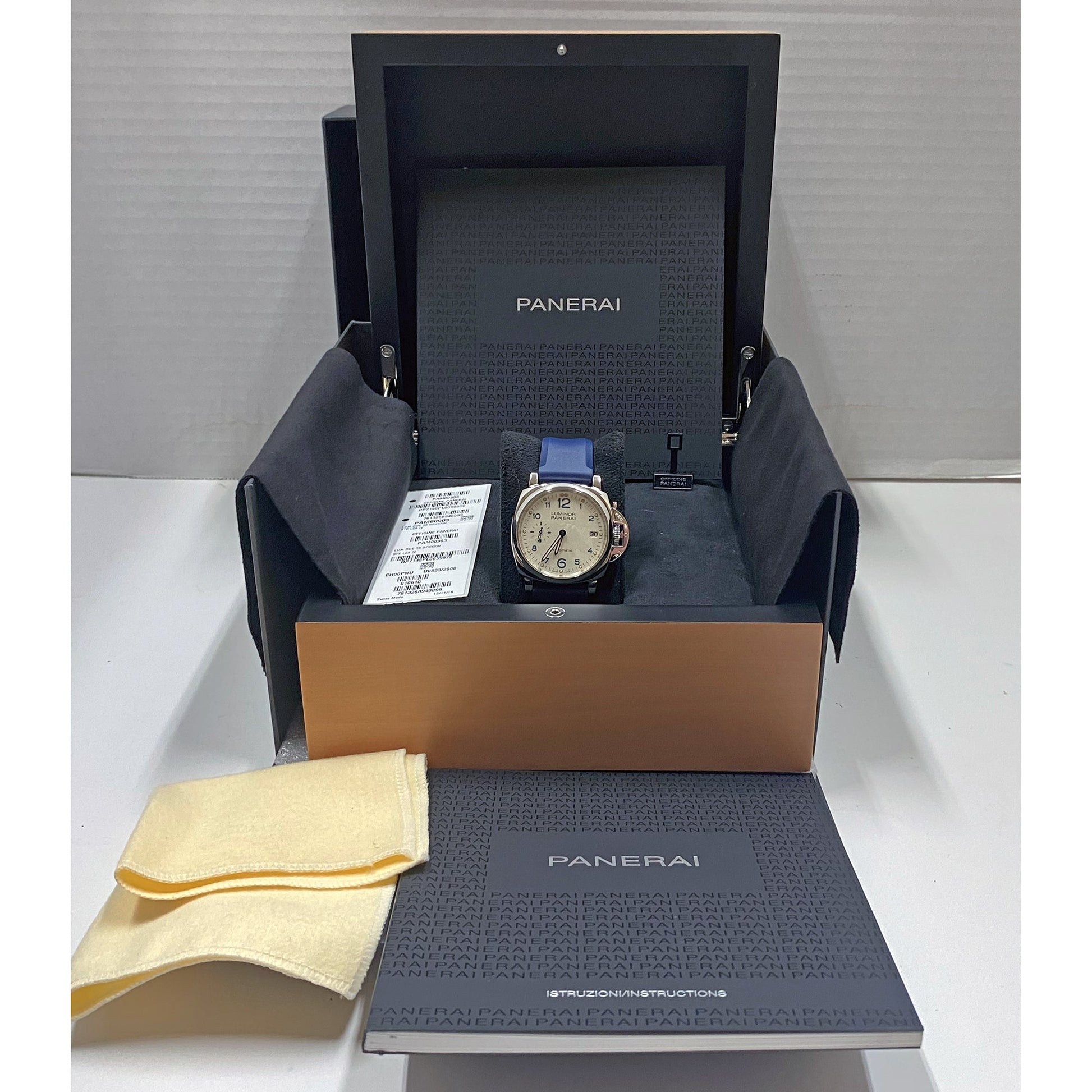 Panerai - Pre - Owned Luminor Due 38mm Ivory Dial Steel (PAM00903)
