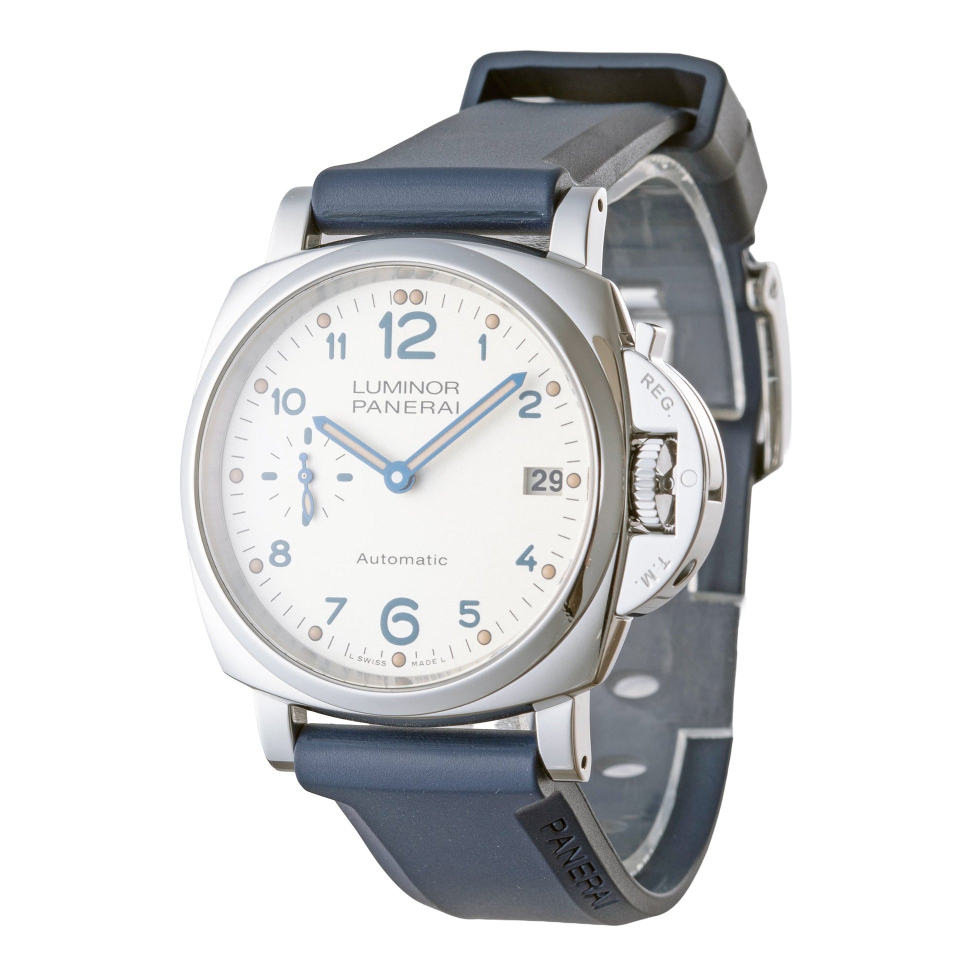 Panerai - Pre - Owned Luminor Due 38mm Ivory Dial Steel (PAM00903)