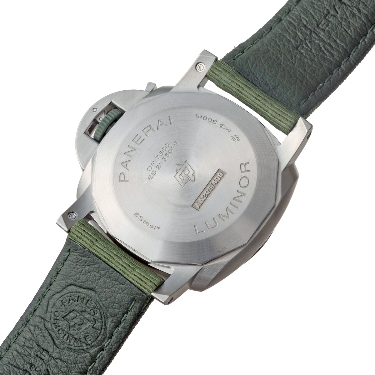 Panerai - Pre-Owned Luminor Marina Verde Smeraldo 44mm Watch (PAM01356)