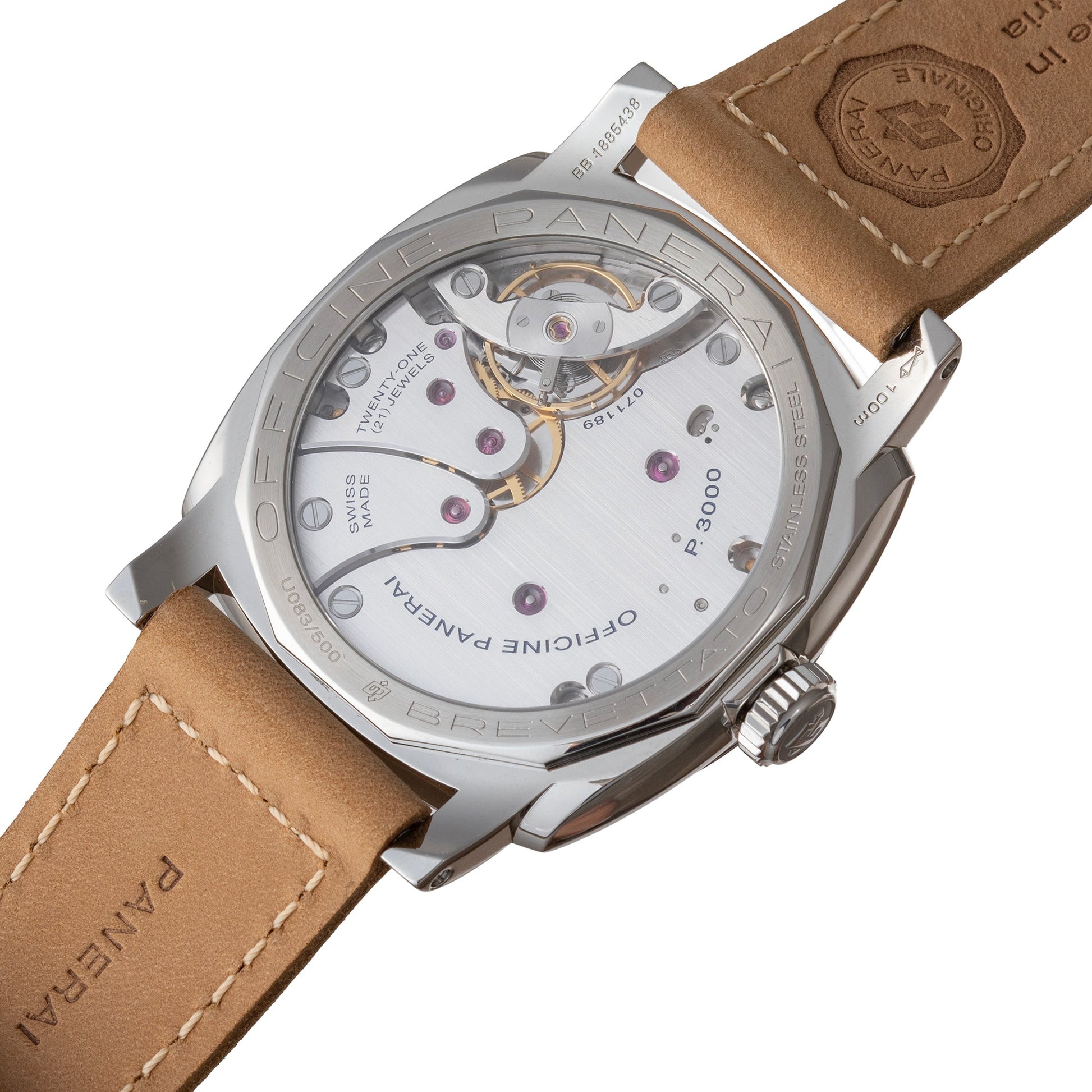 Panerai - Pre - Owned Radiomir 47mm Art Deco Dial Steel (PAM00791)