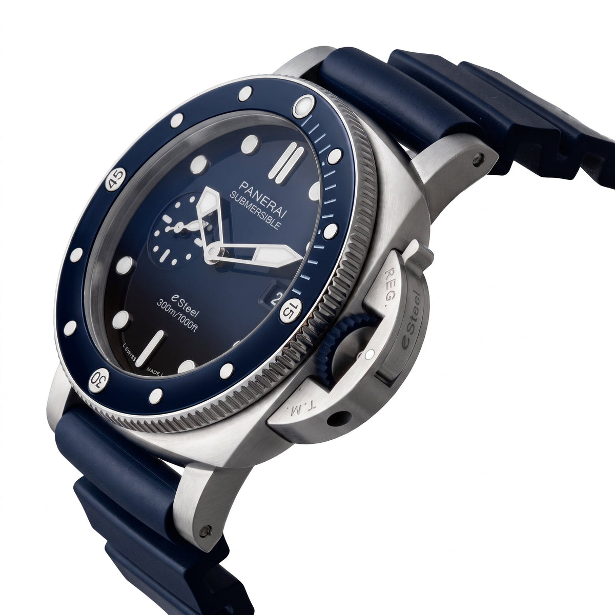 Panerai - Pre-Owned Submersible Blu Profondo 44mm Watch (PAM01289)