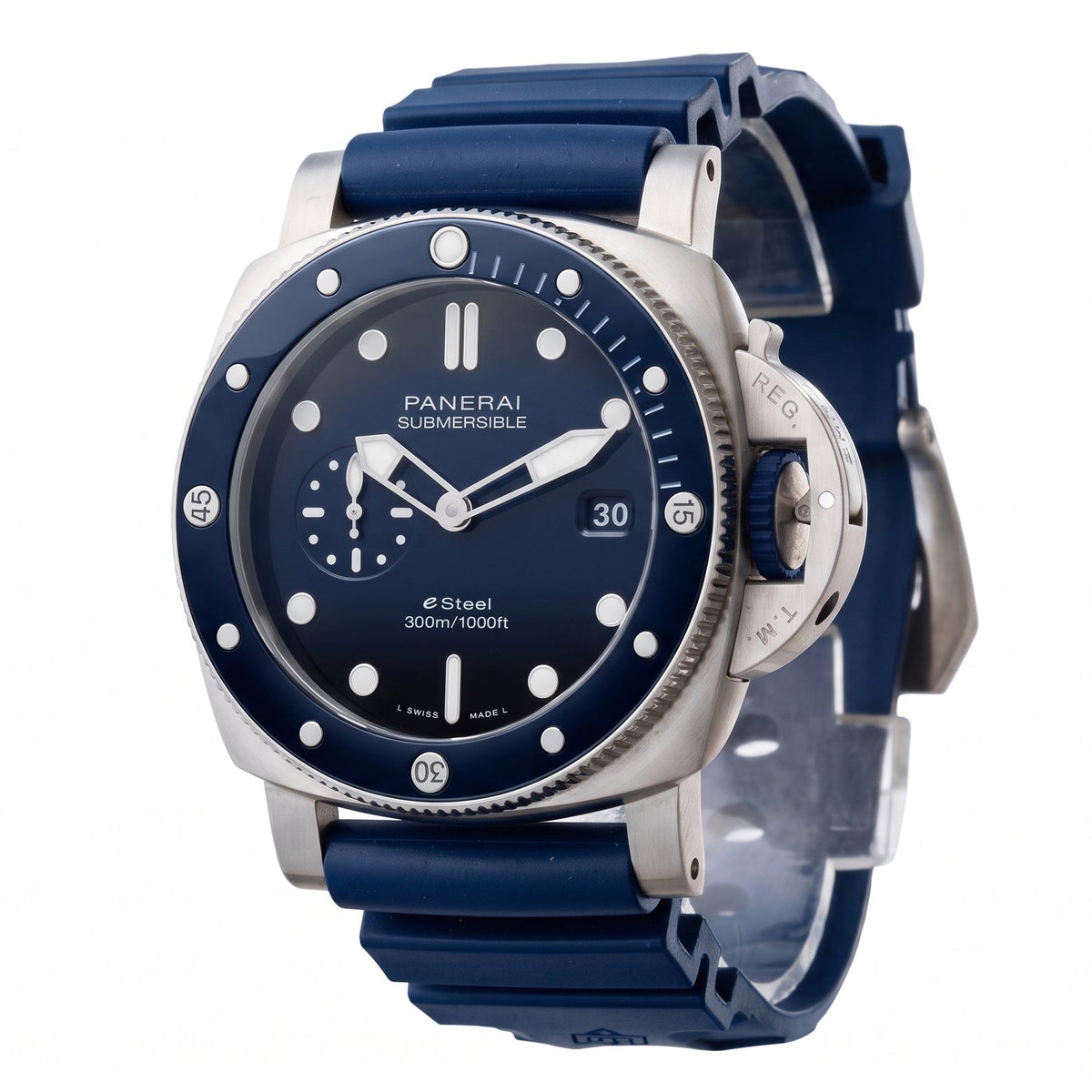 Panerai - Pre-Owned Submersible Blu Profondo 44mm Watch (PAM01289)