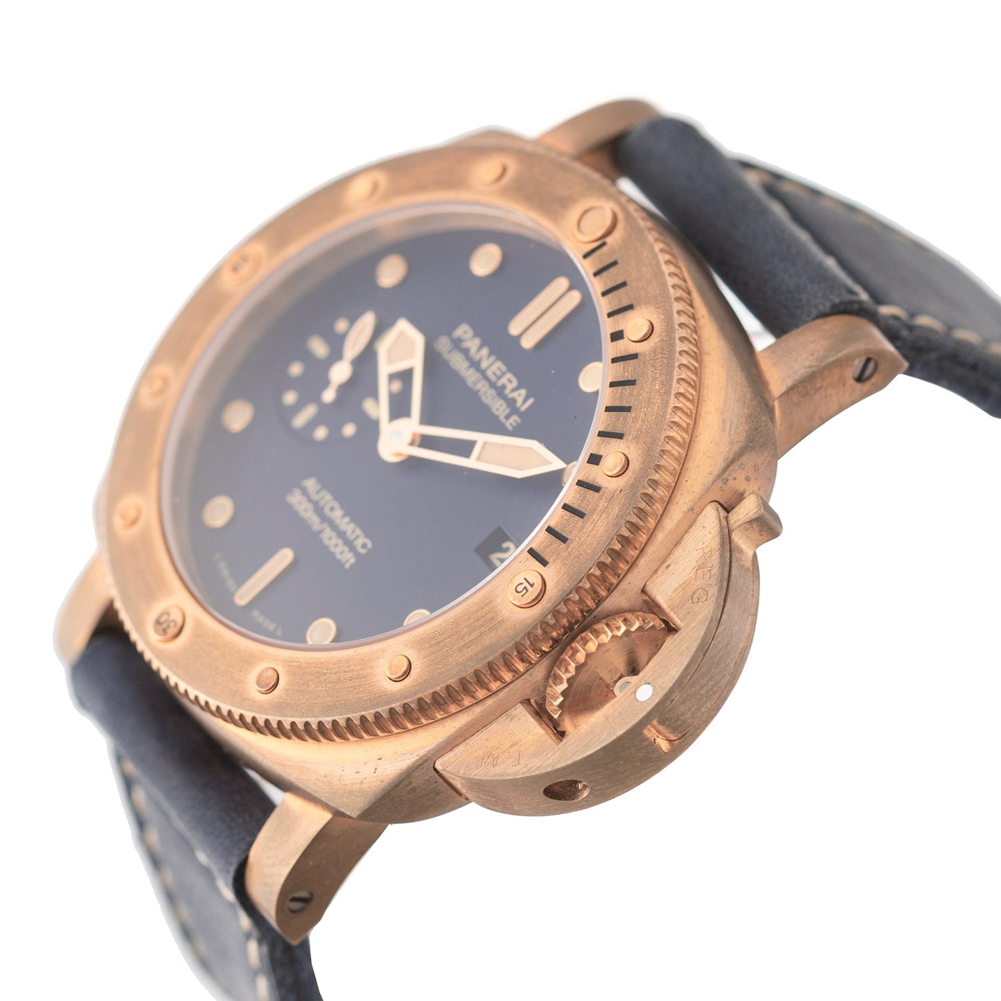 Panerai - Pre - Owned Submersible Bronzo Blu Abisso 42mm (PAM01074)