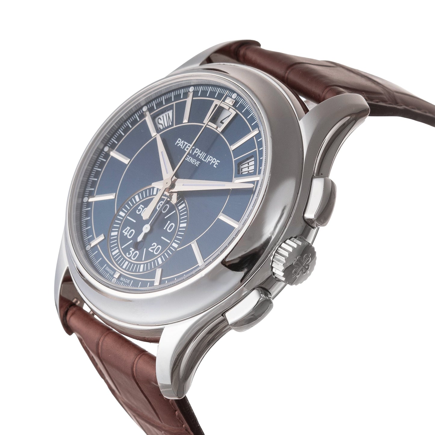 Patek Philippe - Annual Calendar Chronograph Blue Dial Platinum (5905P-001)