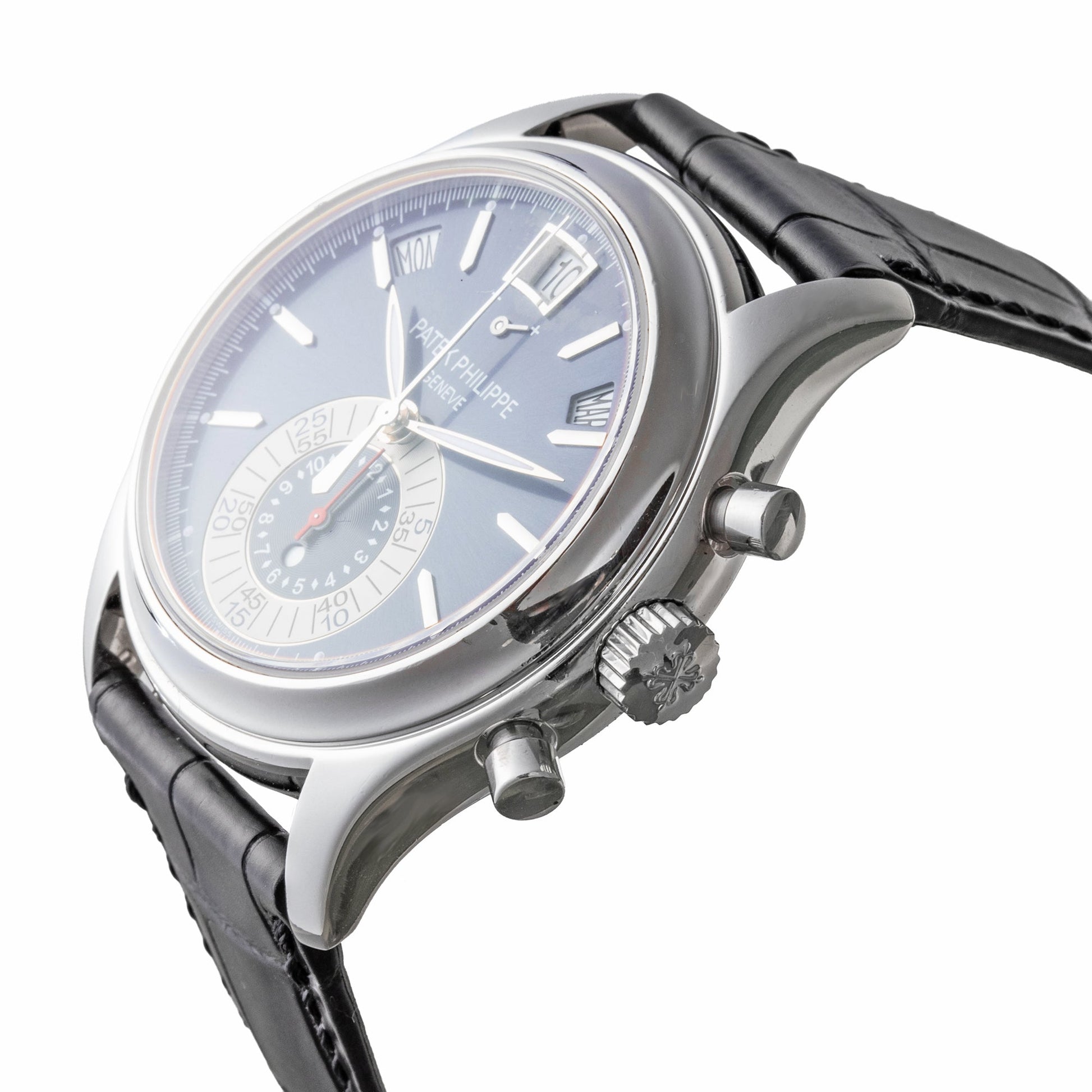 Patek Philippe - Annual Calendar Chronograph Blue Dial Platinum (5960P-015)