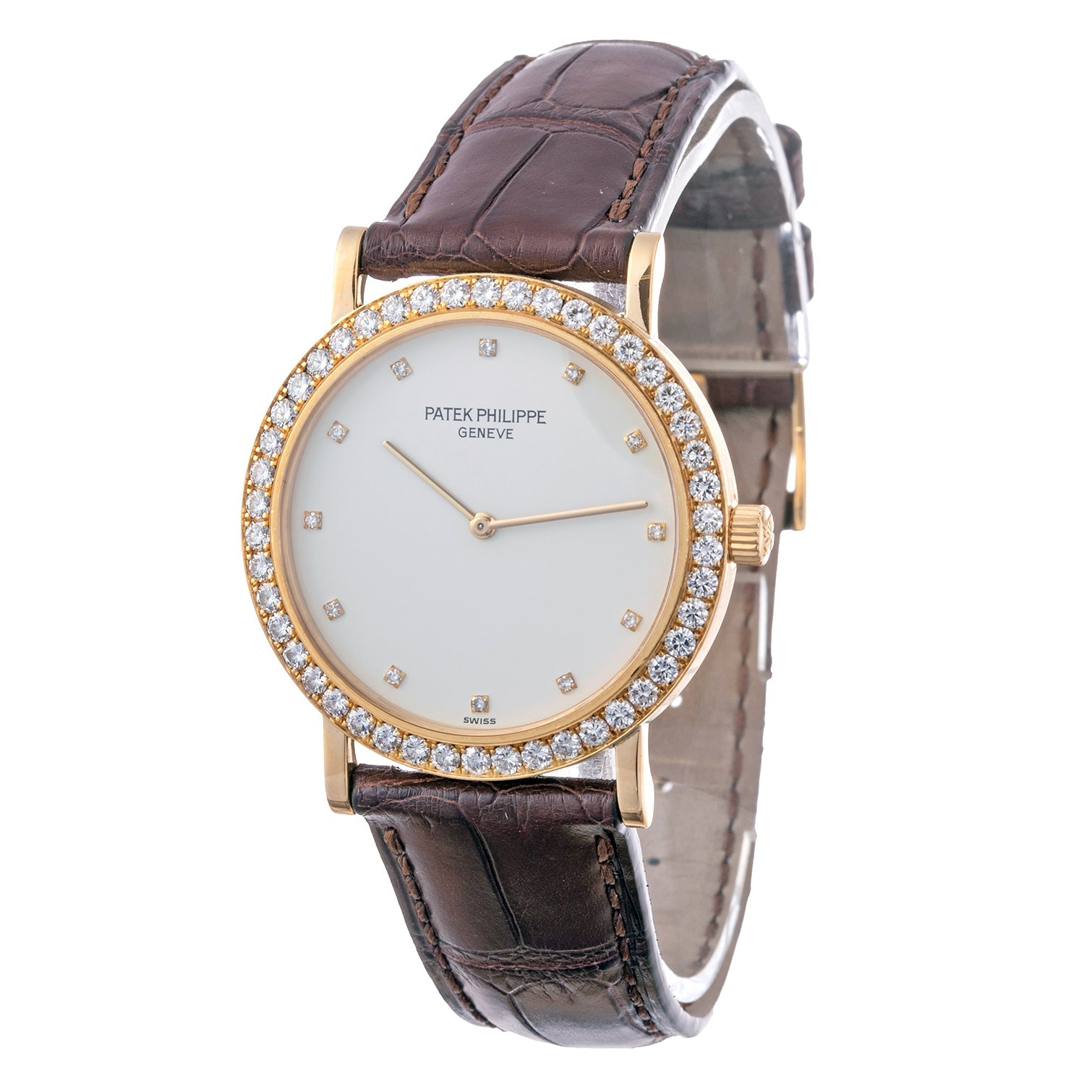 Patek Philippe - Ladies' Calatrava Yellow Gold Diamond (5006J)