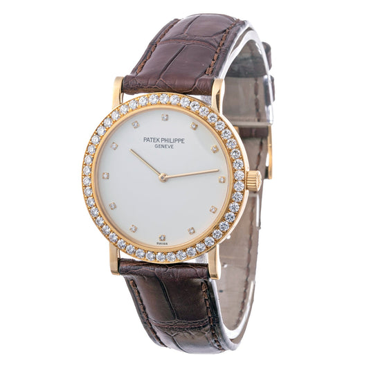 Patek Philippe - Ladies' Calatrava Yellow Gold Diamond (5006J)