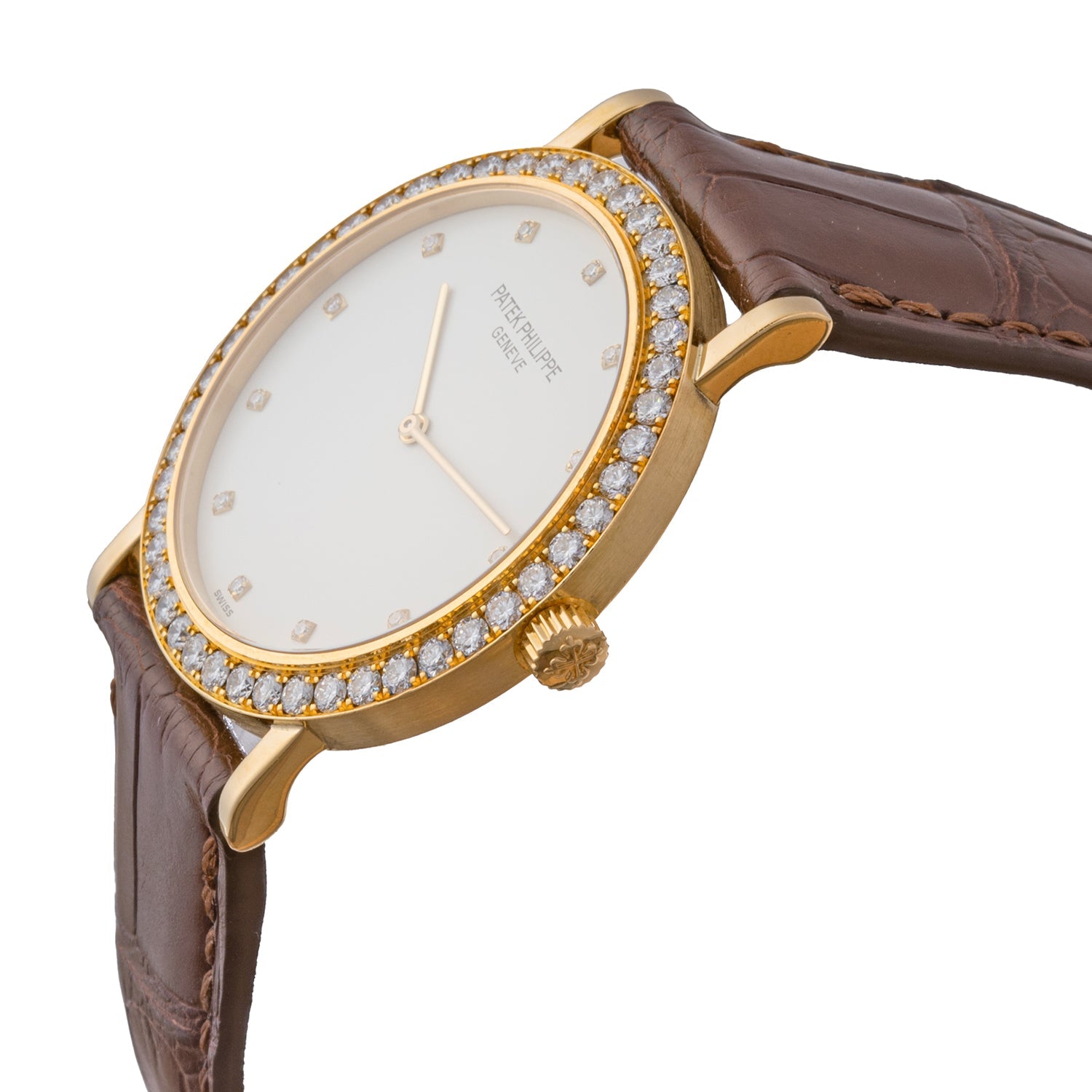 Patek Philippe - Ladies' Calatrava Yellow Gold Diamond (5006J)